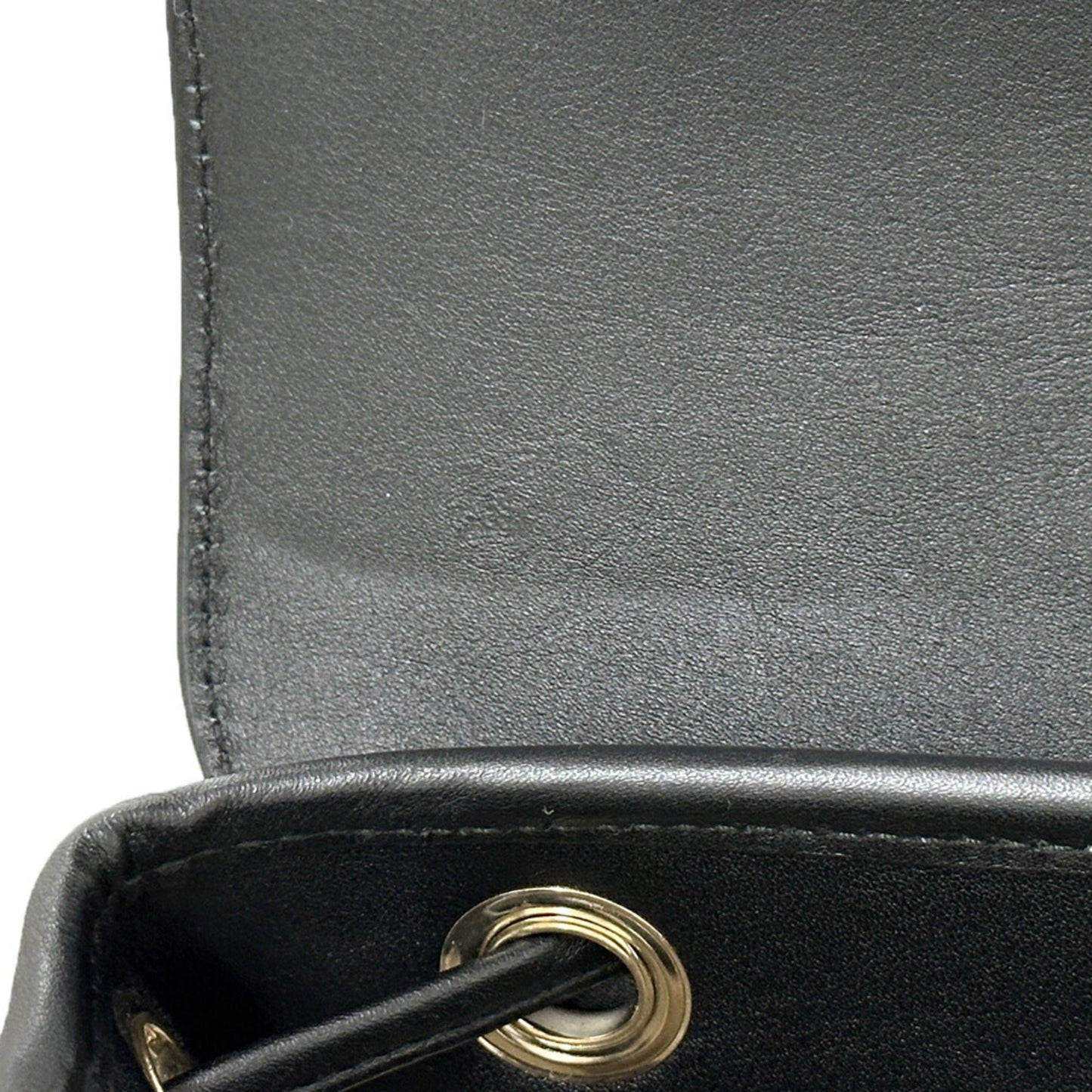 Gucci Black Leather Backpack