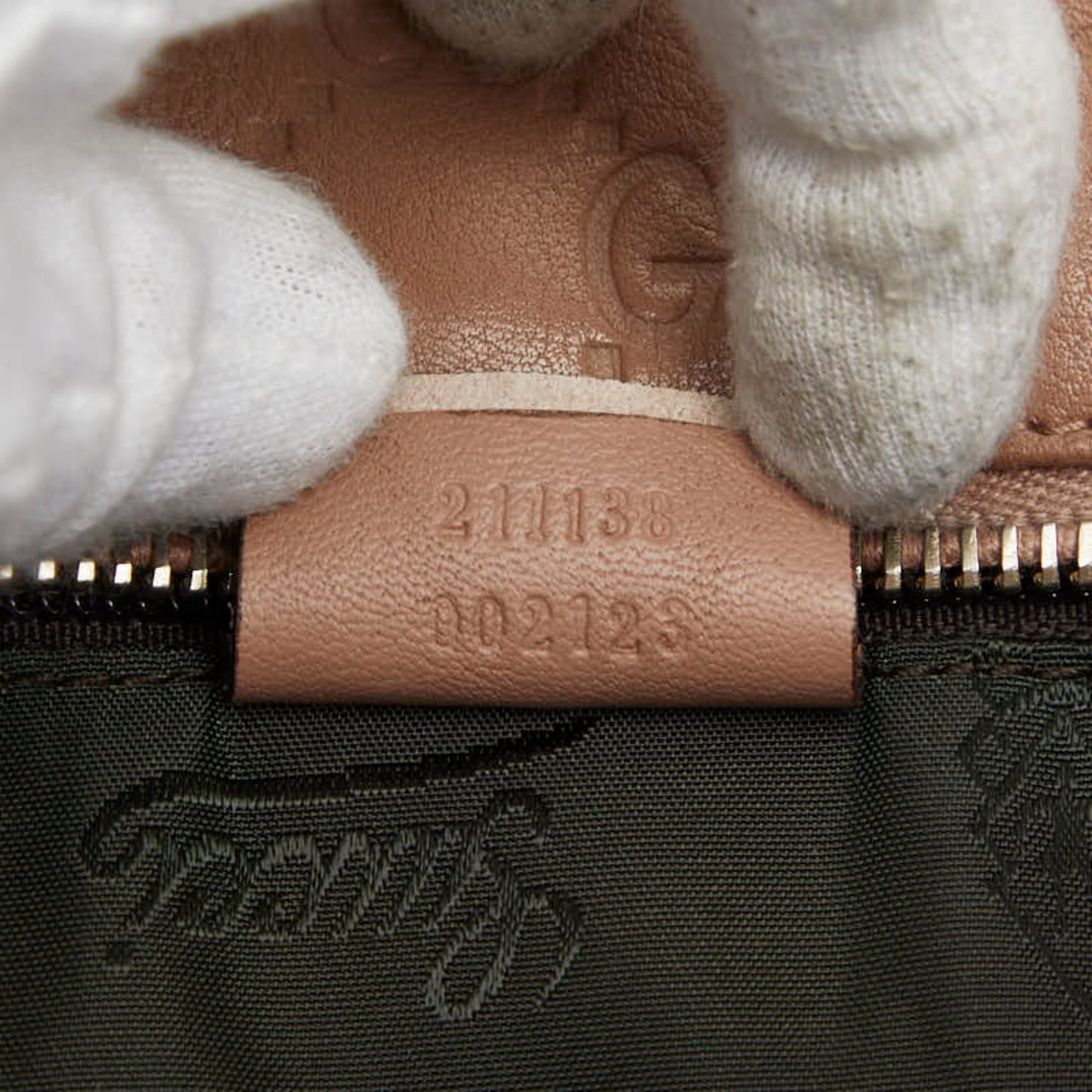 Gucci Beige Leather Handbag Tote Bag