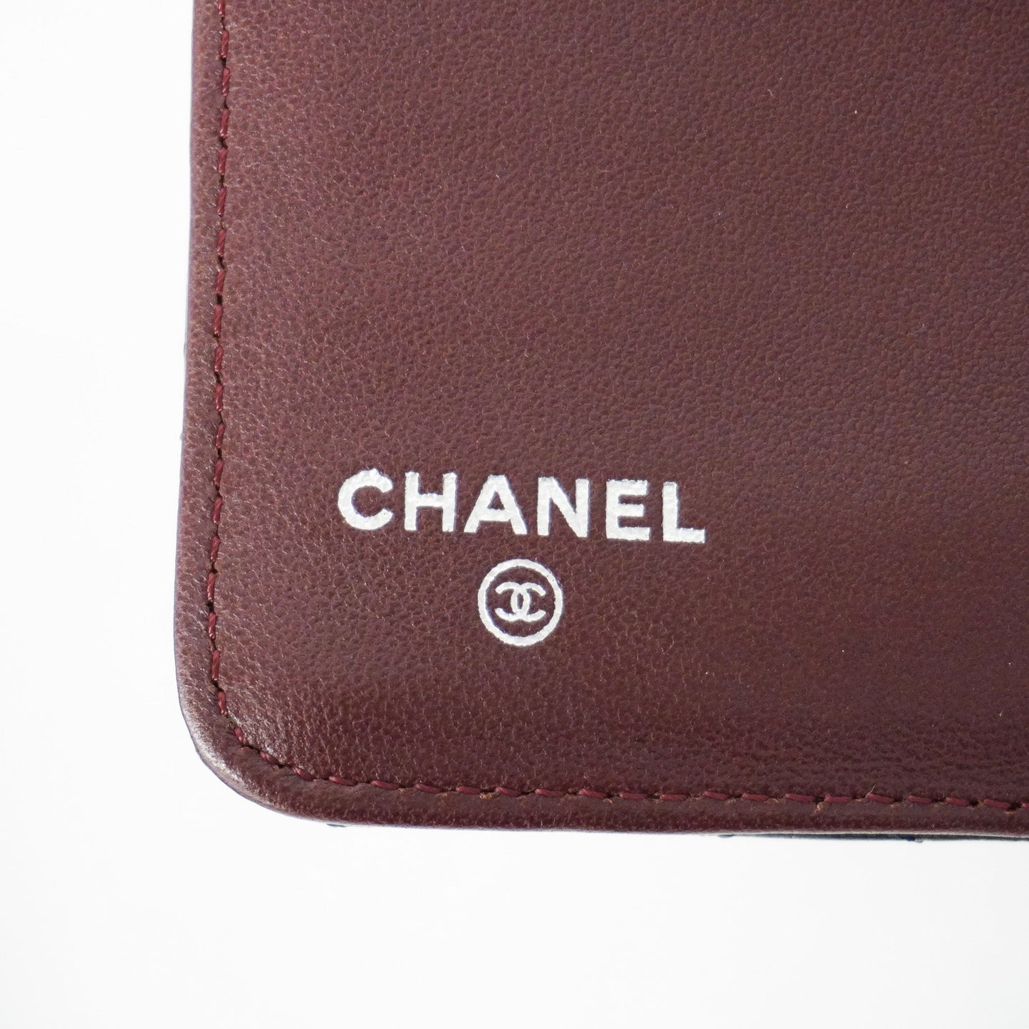 ChanelAuth Matelasse Silver Metal Fittings Women's Lambskin Long Wallet Black