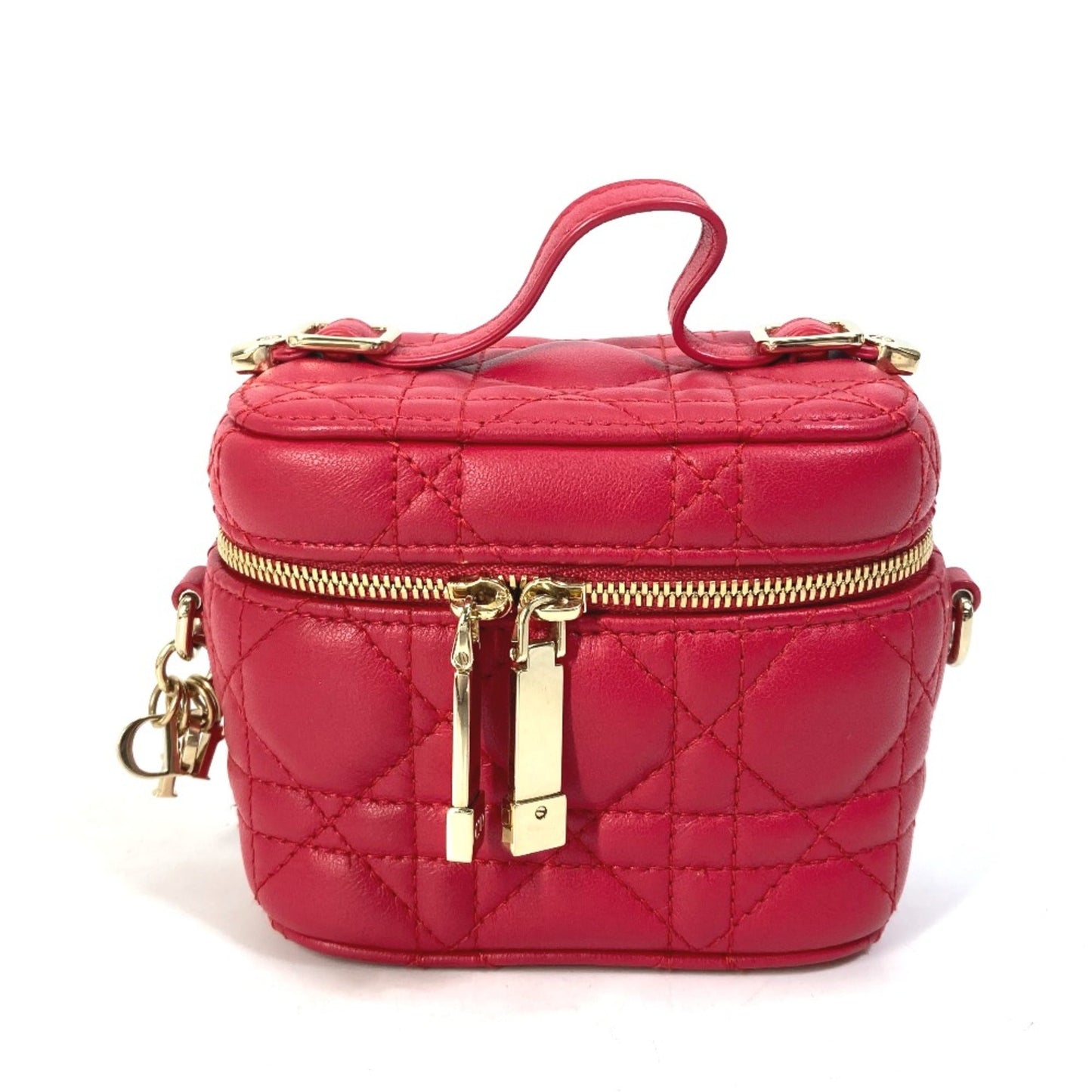 Dior Handbag Christian Leather Red