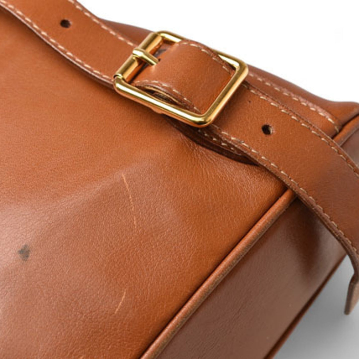 Gucci Brown Leather Backpack