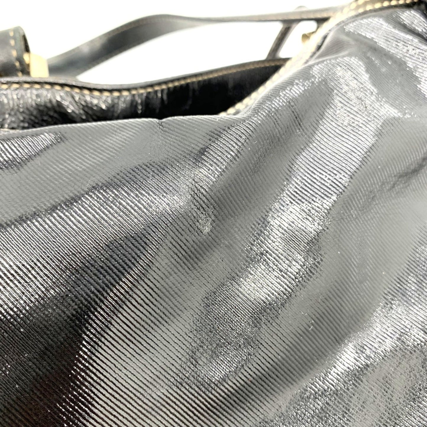 Gucci Black Leather Tote Bag