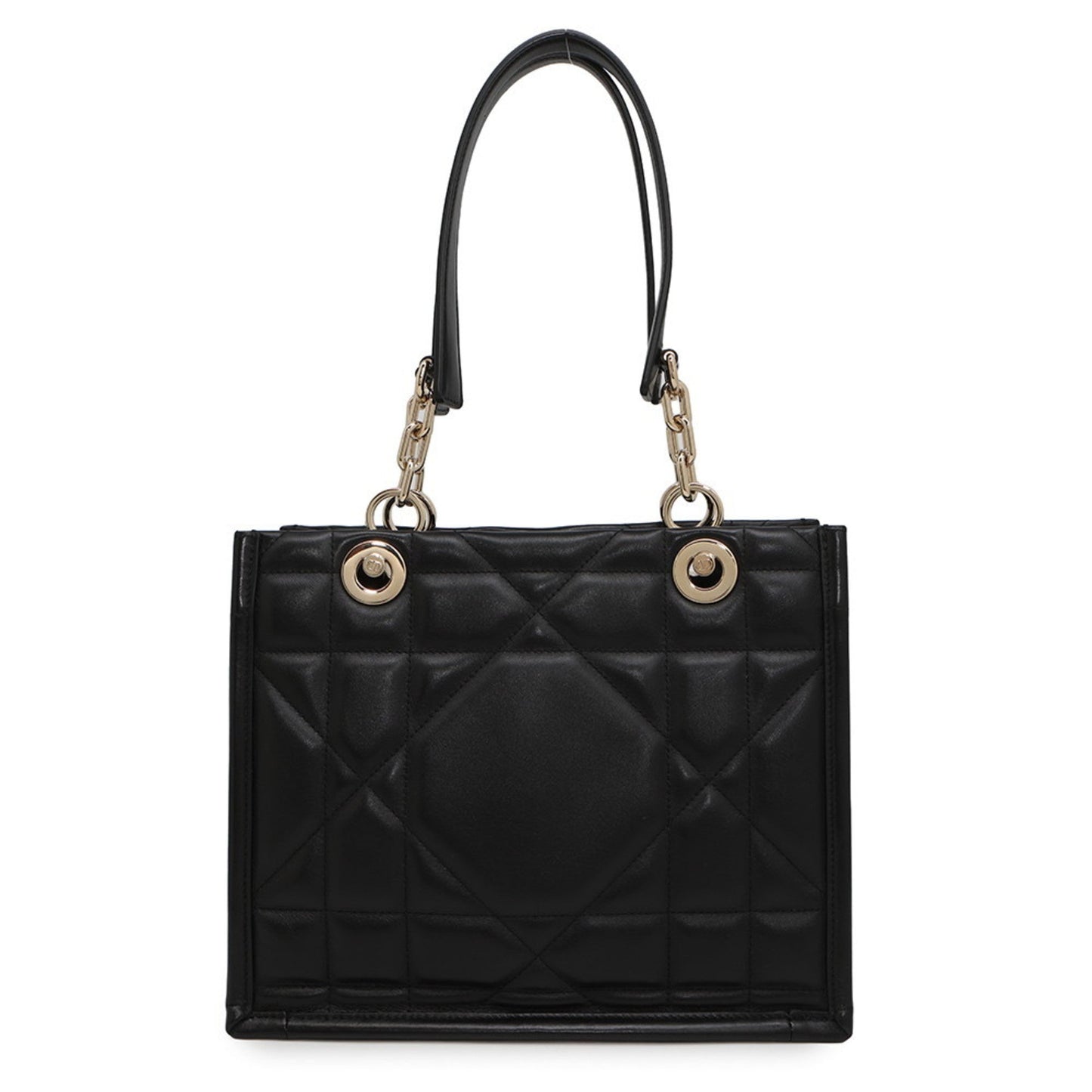 Dior Handbag Christian Tote Bag Leather Black