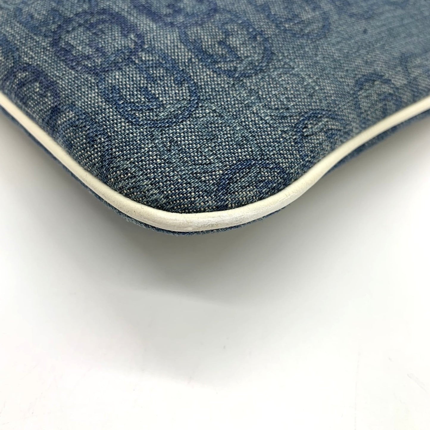 Gucci Blue Denim Shoulder Bag