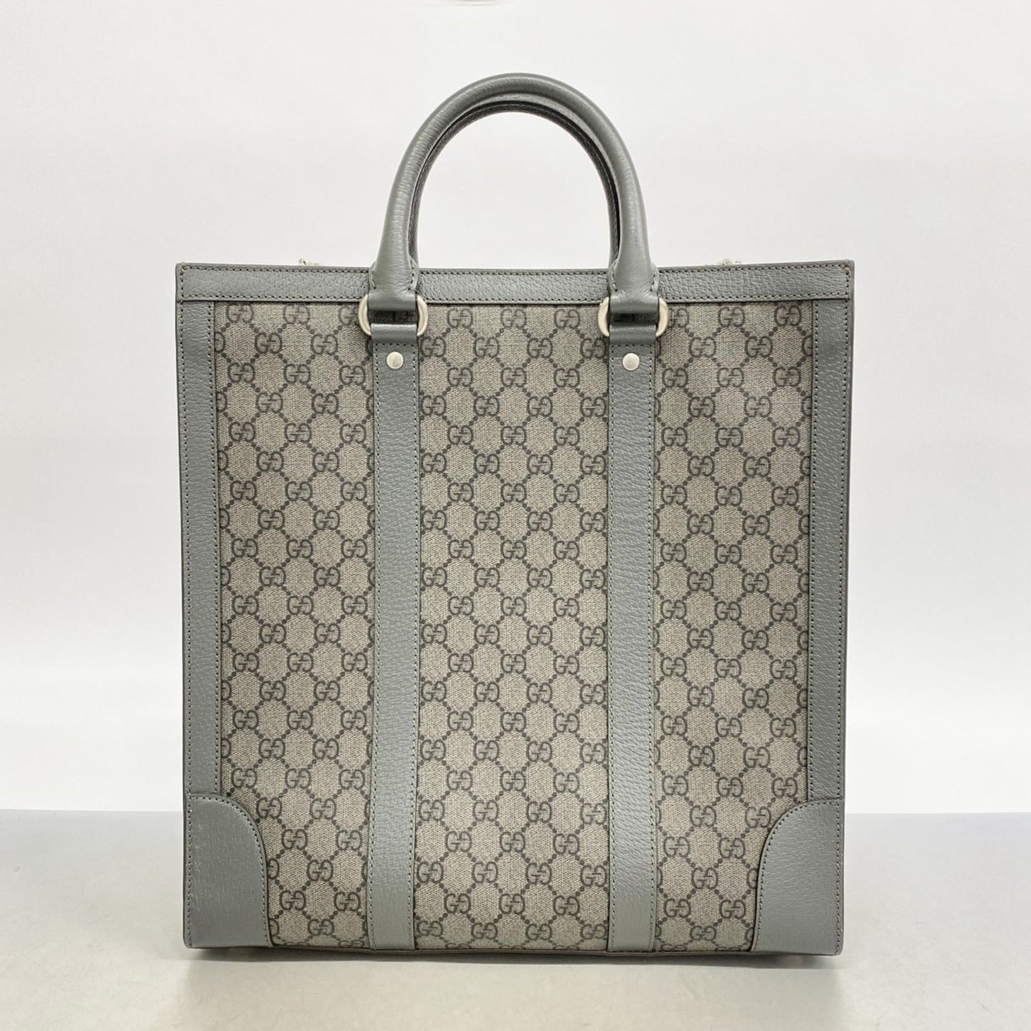Gucci Gray Pvc Tote Bag