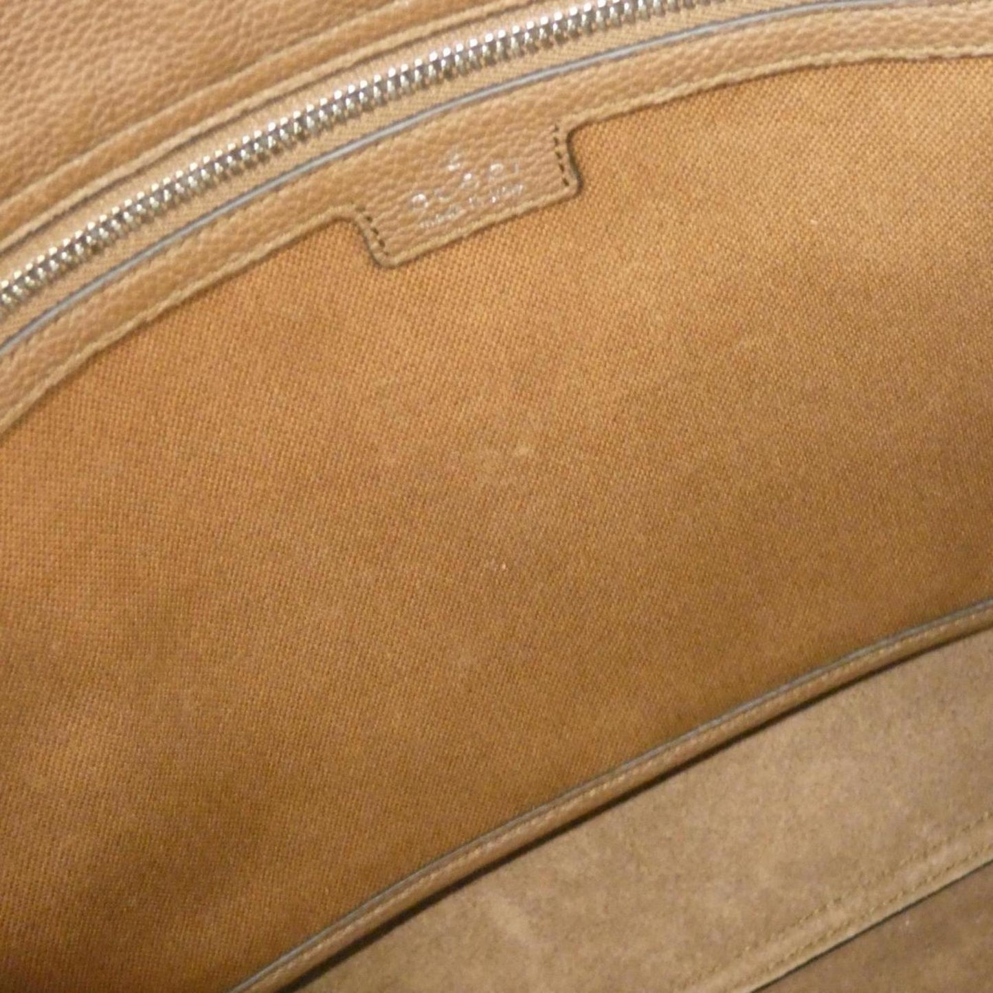 Gucci Light Brown Leather Handbag