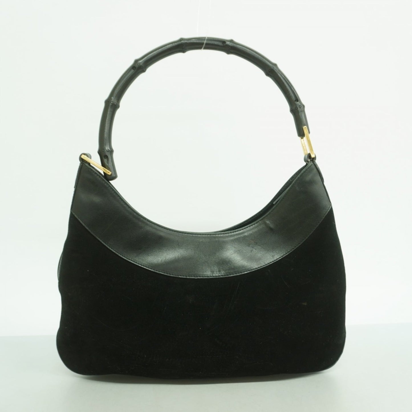 Gucci Black Suede Shoulder Bag