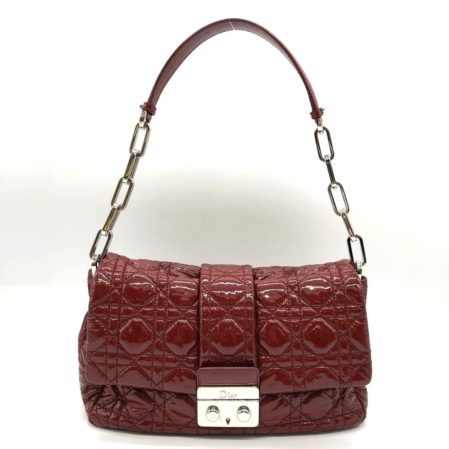 Dior Handbag Christian Color Shoulder Bag Red