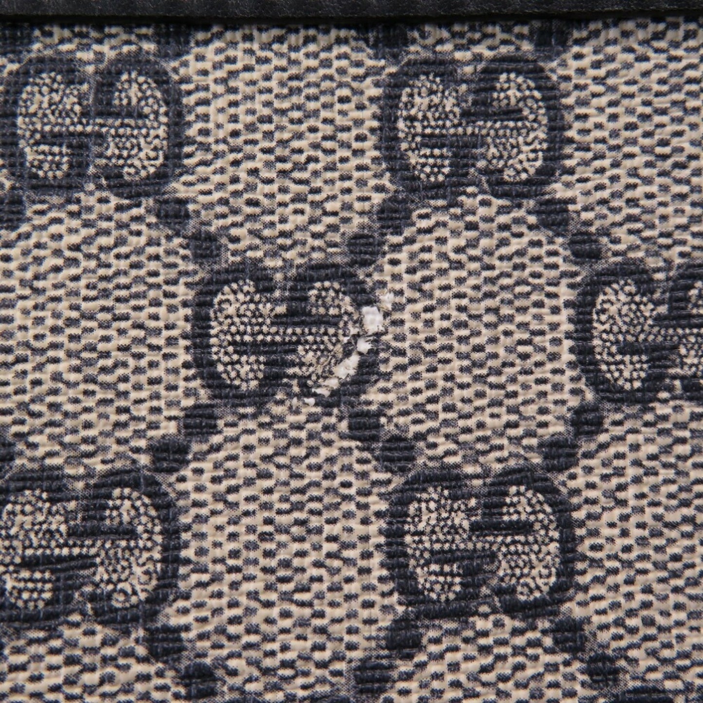 Gucci Beige Navy Gg Supreme Shoulder Bag