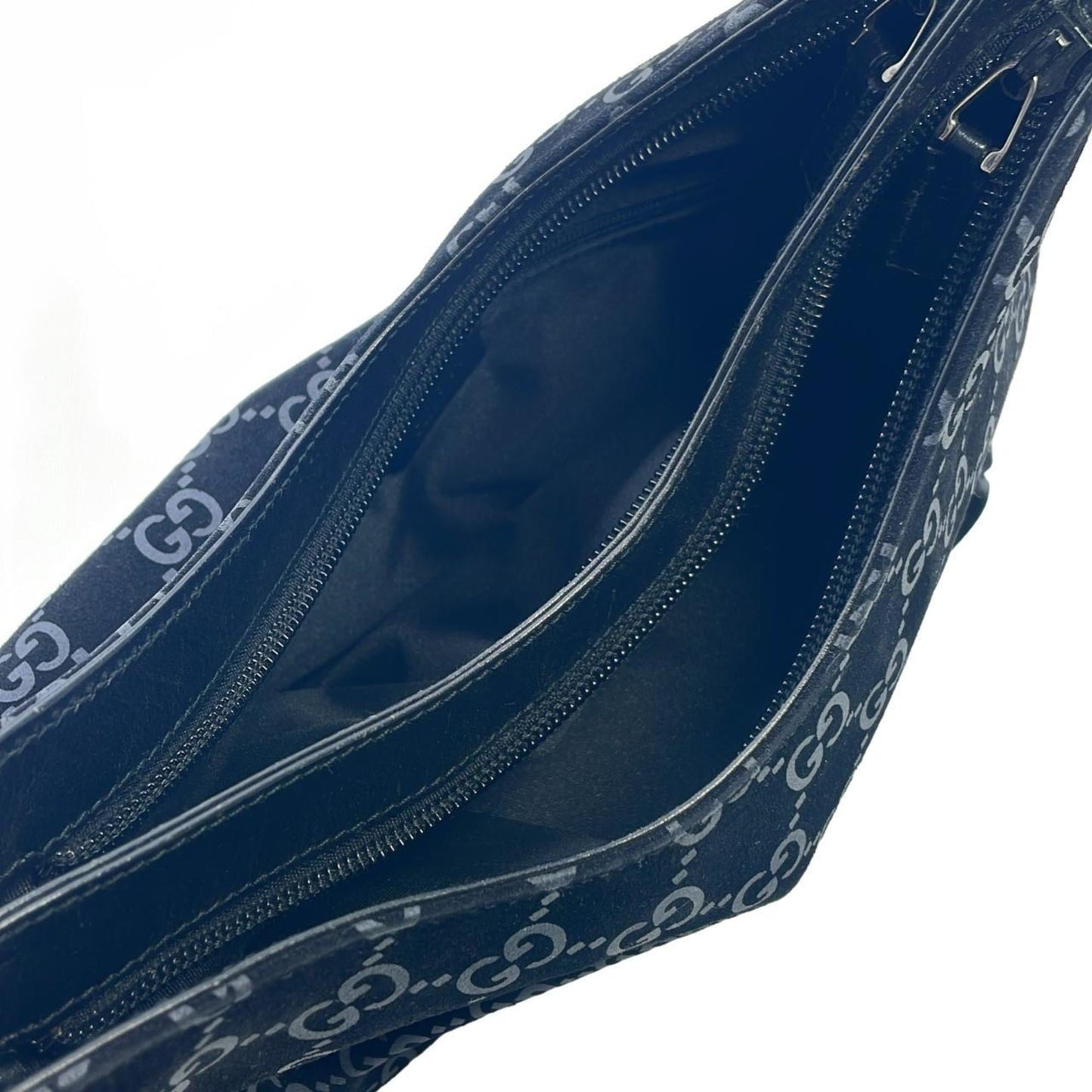 Gucci Black Suede Shoulder Bag