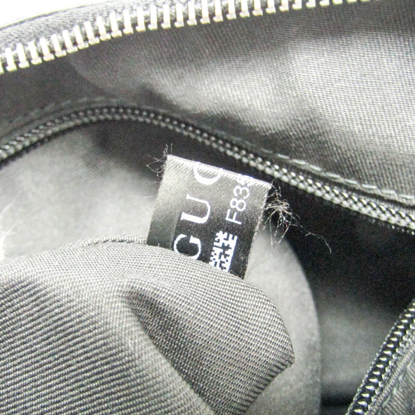 Gucci Gg Canvas Black Gg Canvas Leather Shoulder Bag