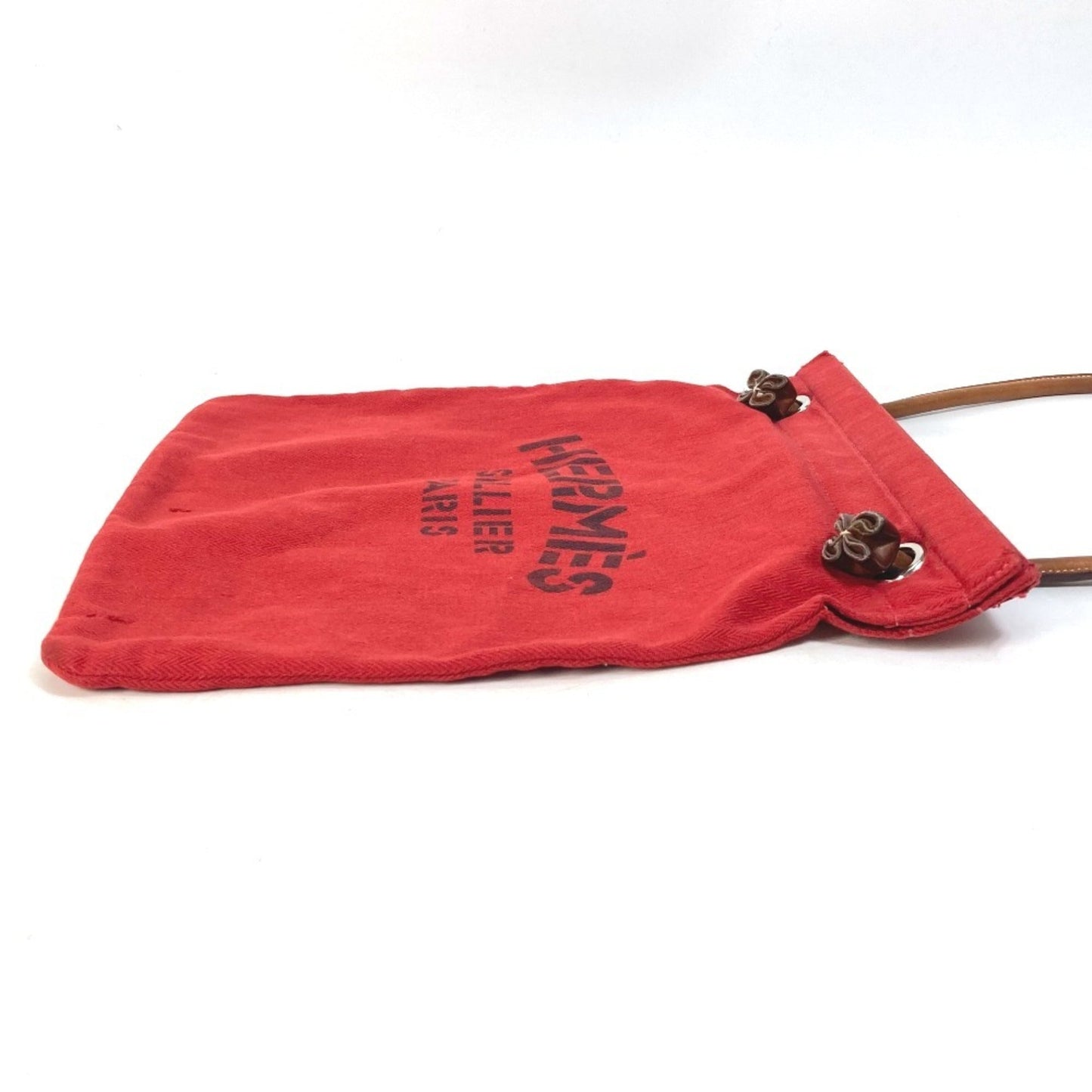 Hermes Color Cotton Shoulder Bag Red