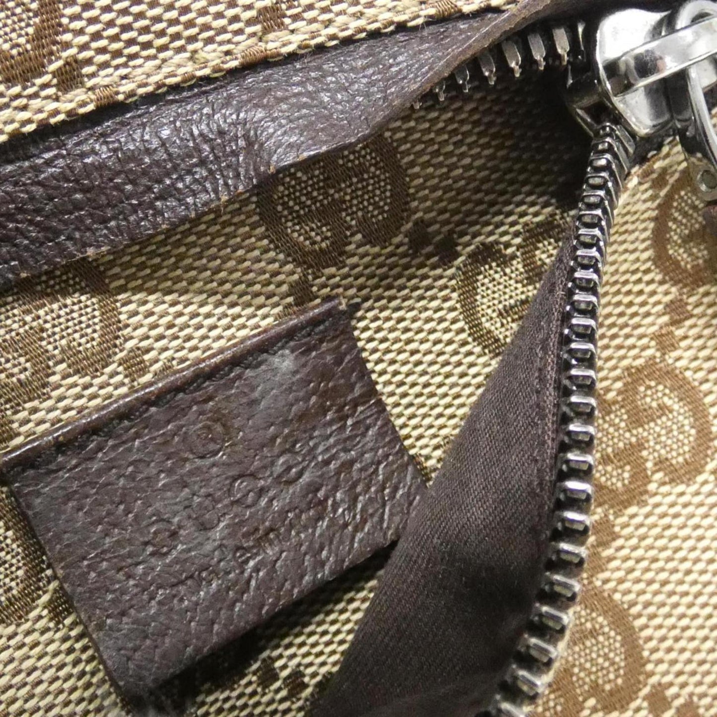 Gucci Beige Gg Canvas Fanny Pack