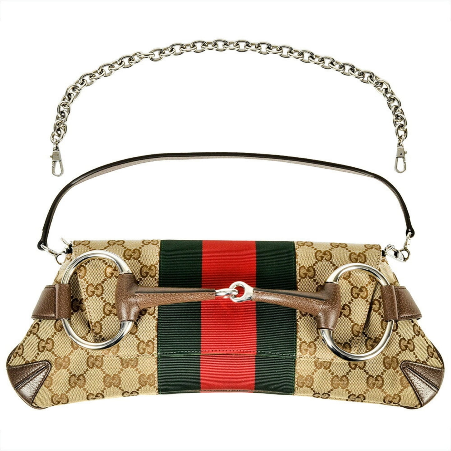 Gucci Beige Gg Canvas Handbag