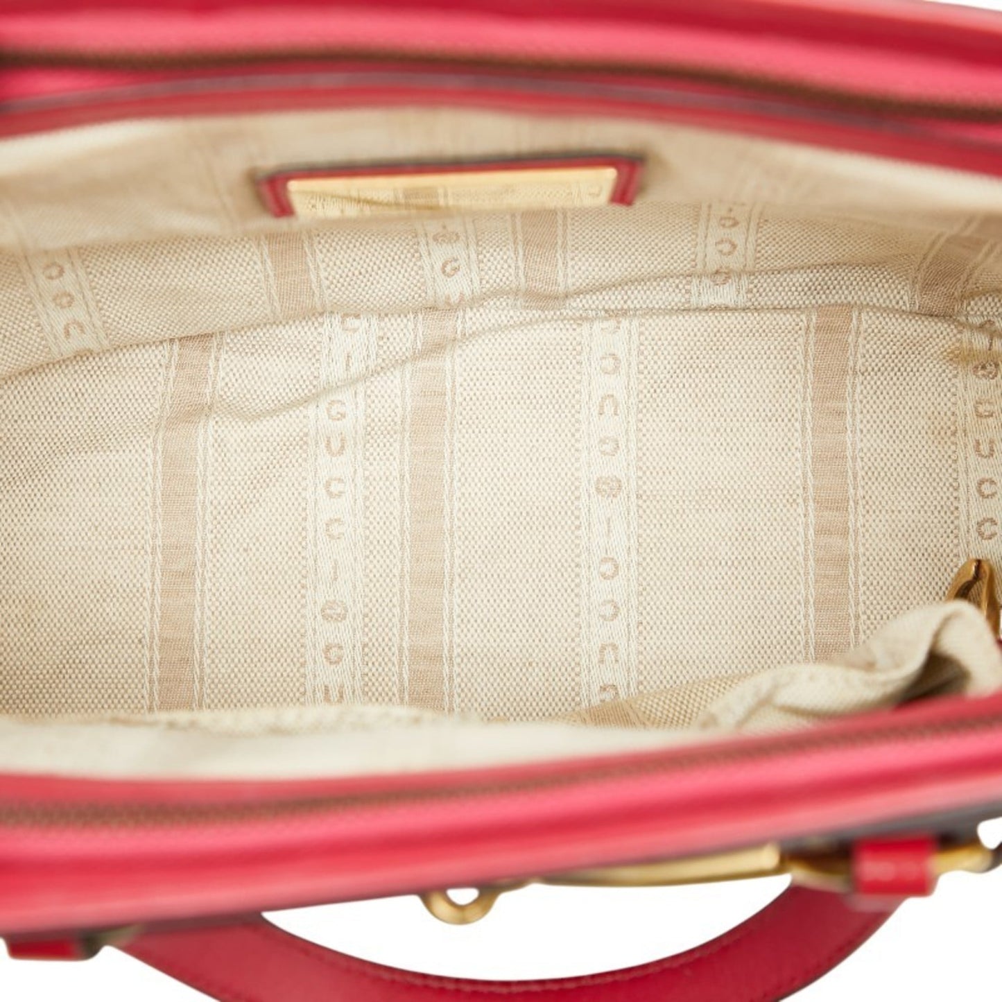 Gucci Pink Patent Leather Handbag