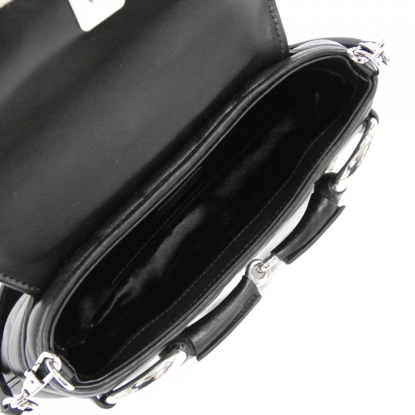 Gucci Black Leather Shoulder Bag