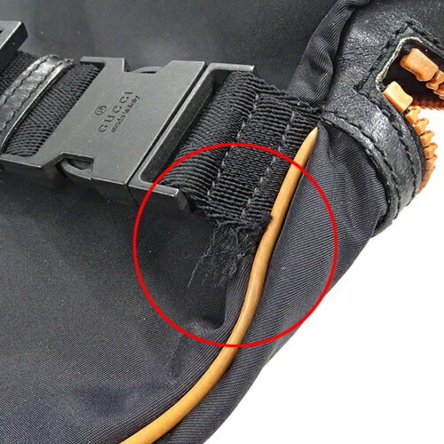 Gucci Black Nylon Sling Bag