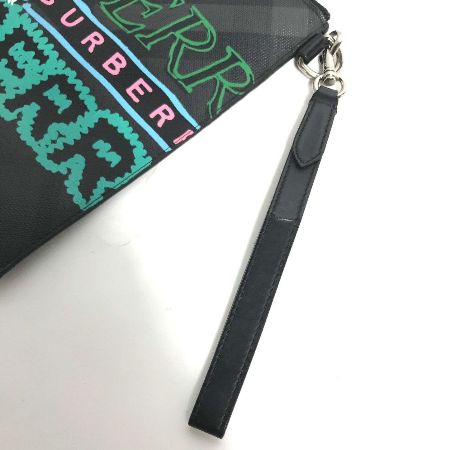 Burberry Clutch Bag Leather Black Clutch Bag 15