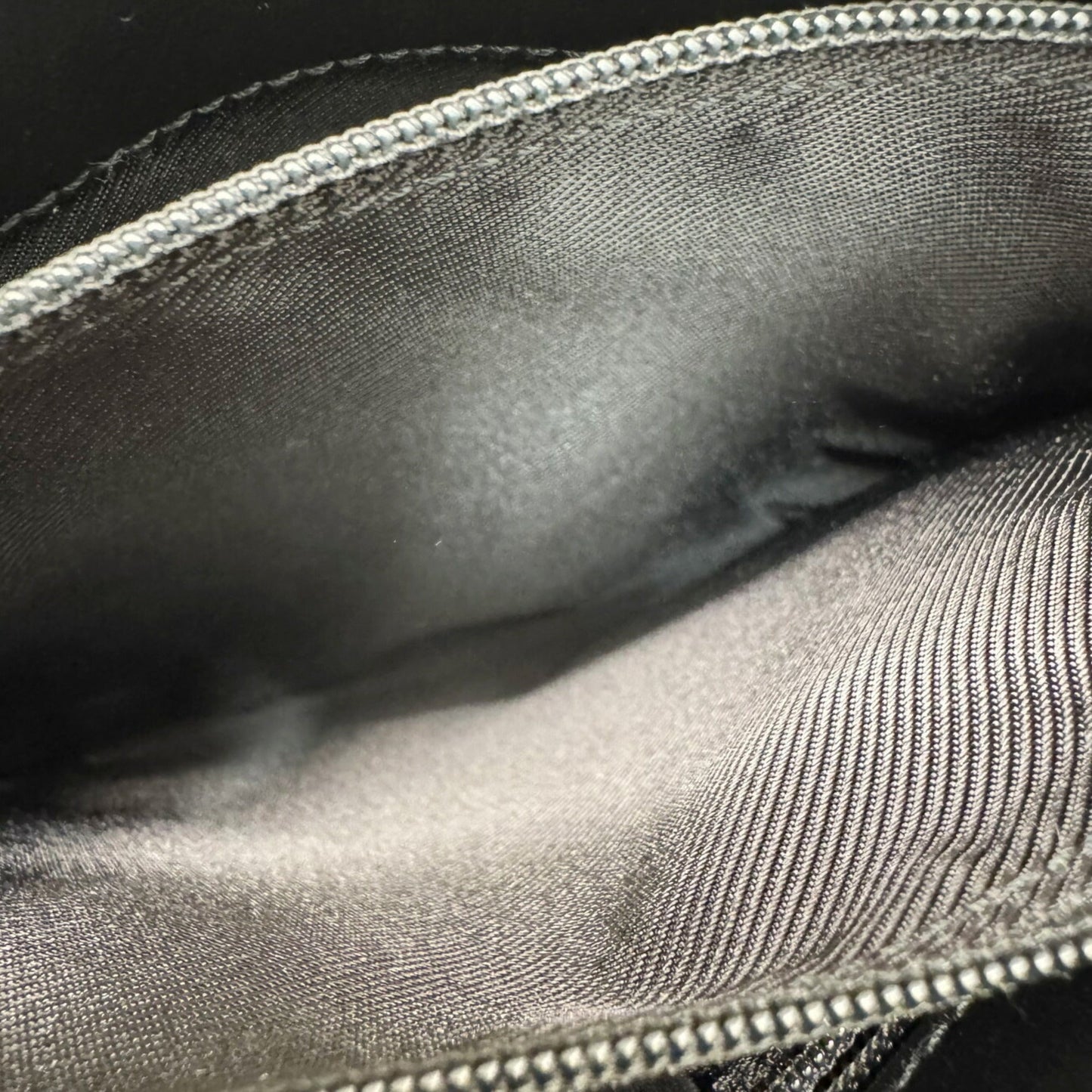 Gucci Black Gg Canvas Leather Shoulder Bag