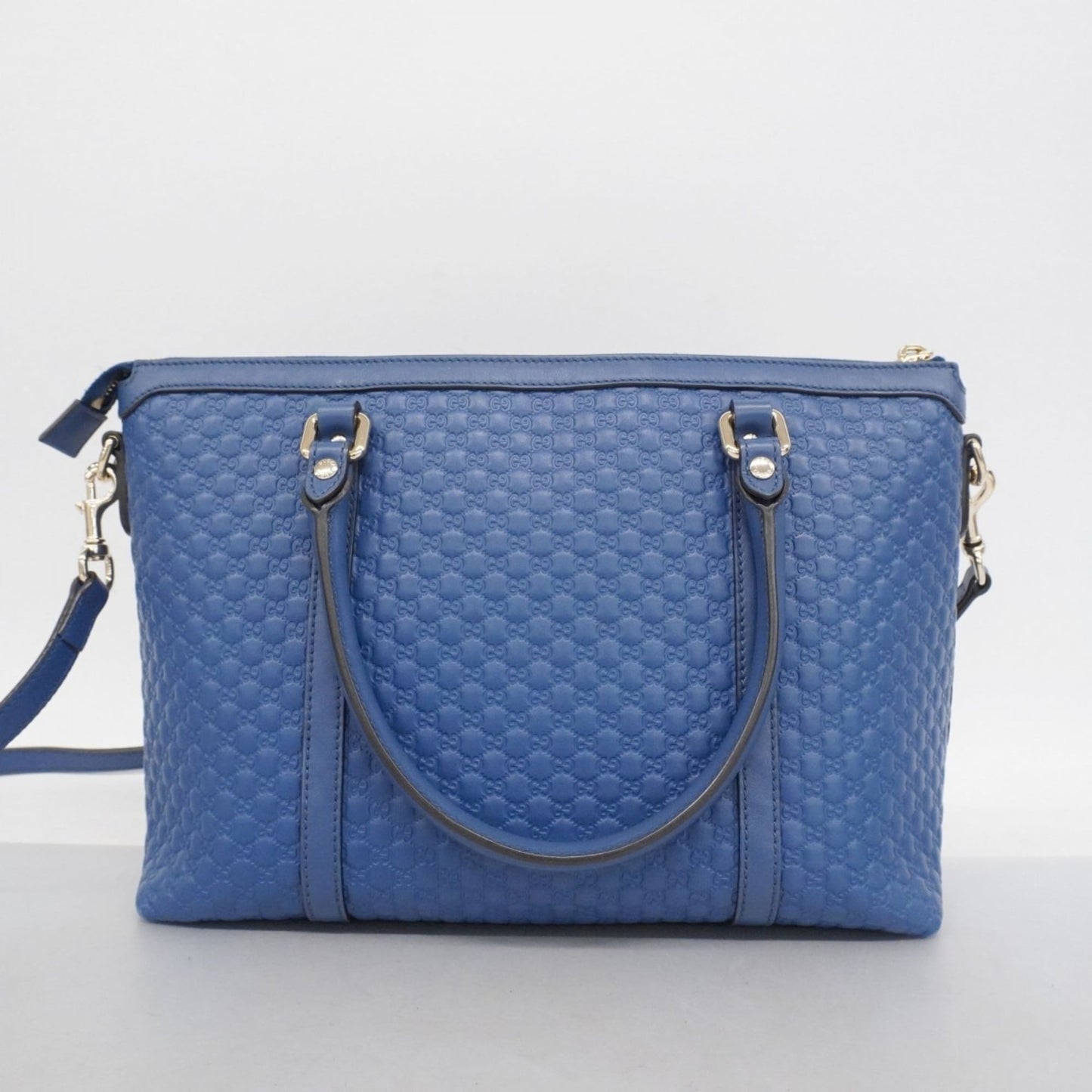 Gucci Blue Leather Handbag