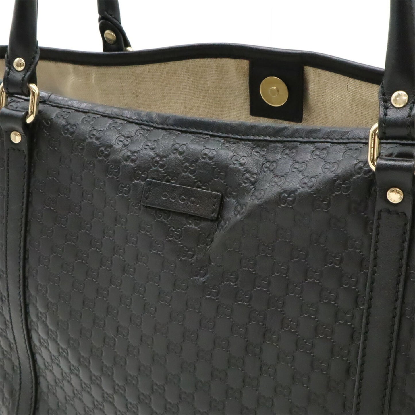 Gucci Microguccissima Black Micro Gg Leather Shoulder Bag Tote Bag