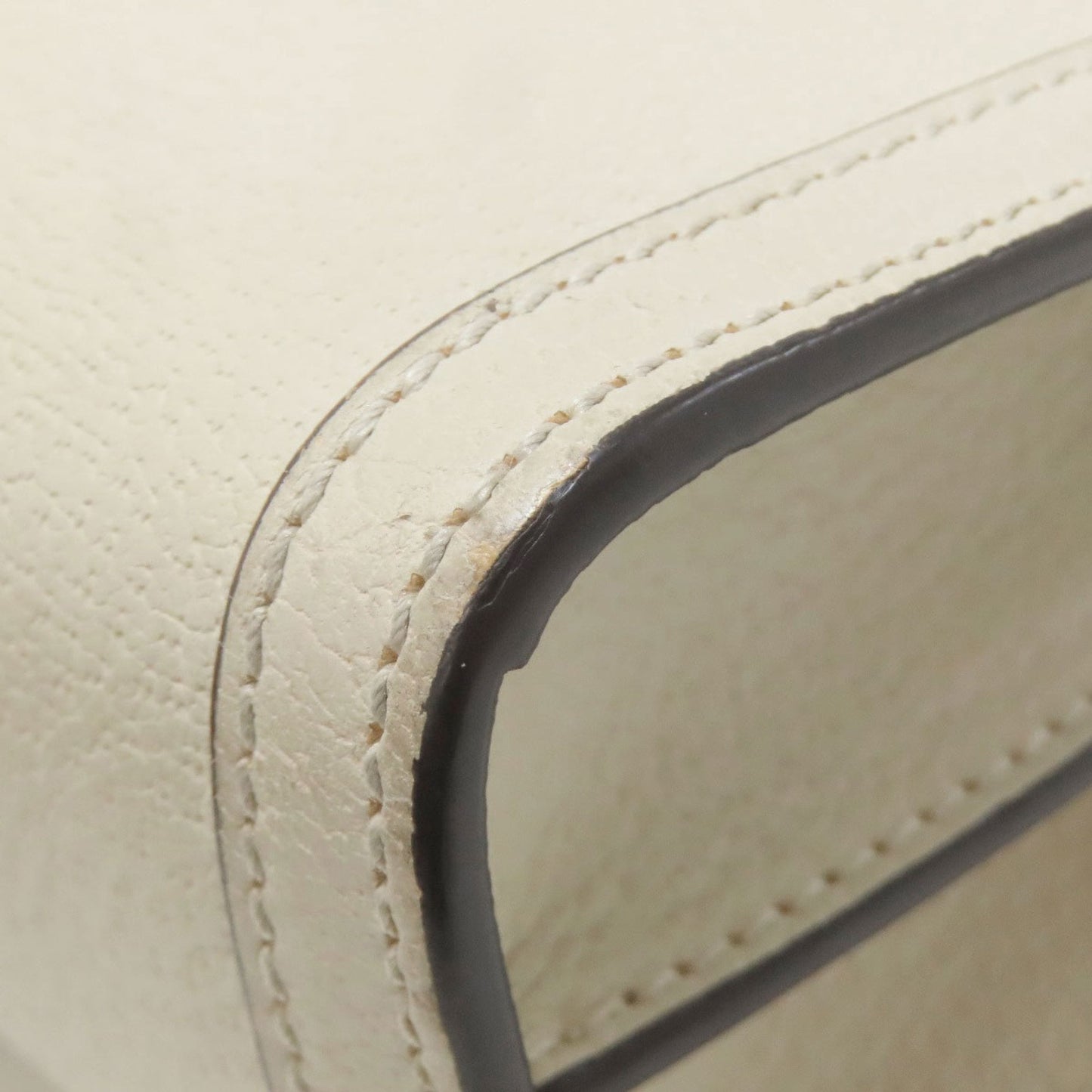 Gucci White Leather Shoulder Bag