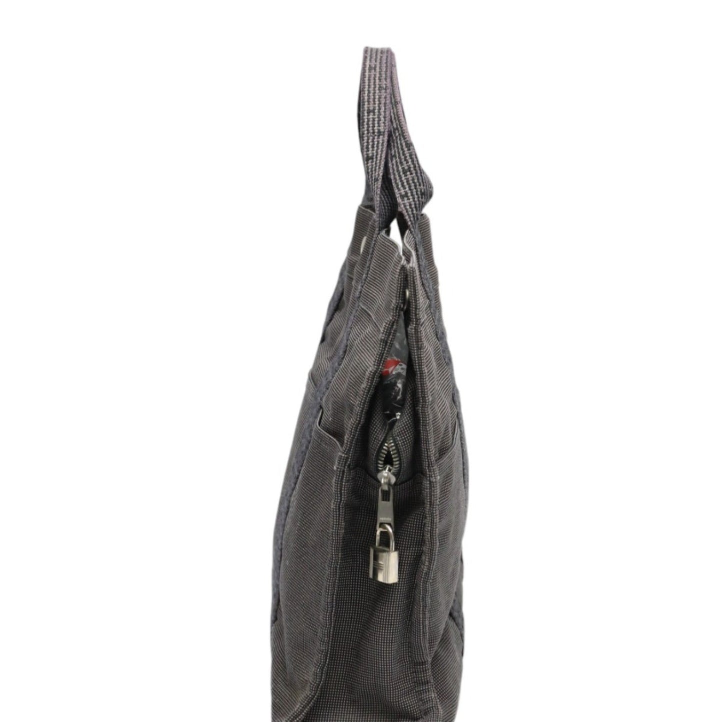Hermes Tote Bag Canvas Gray Tote Bag 33