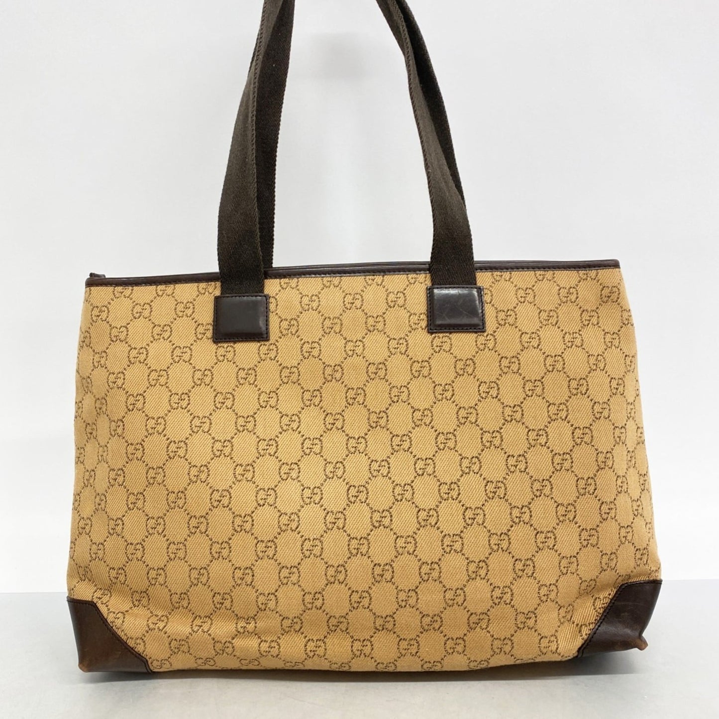 Gucci Brown Denim Tote Bag