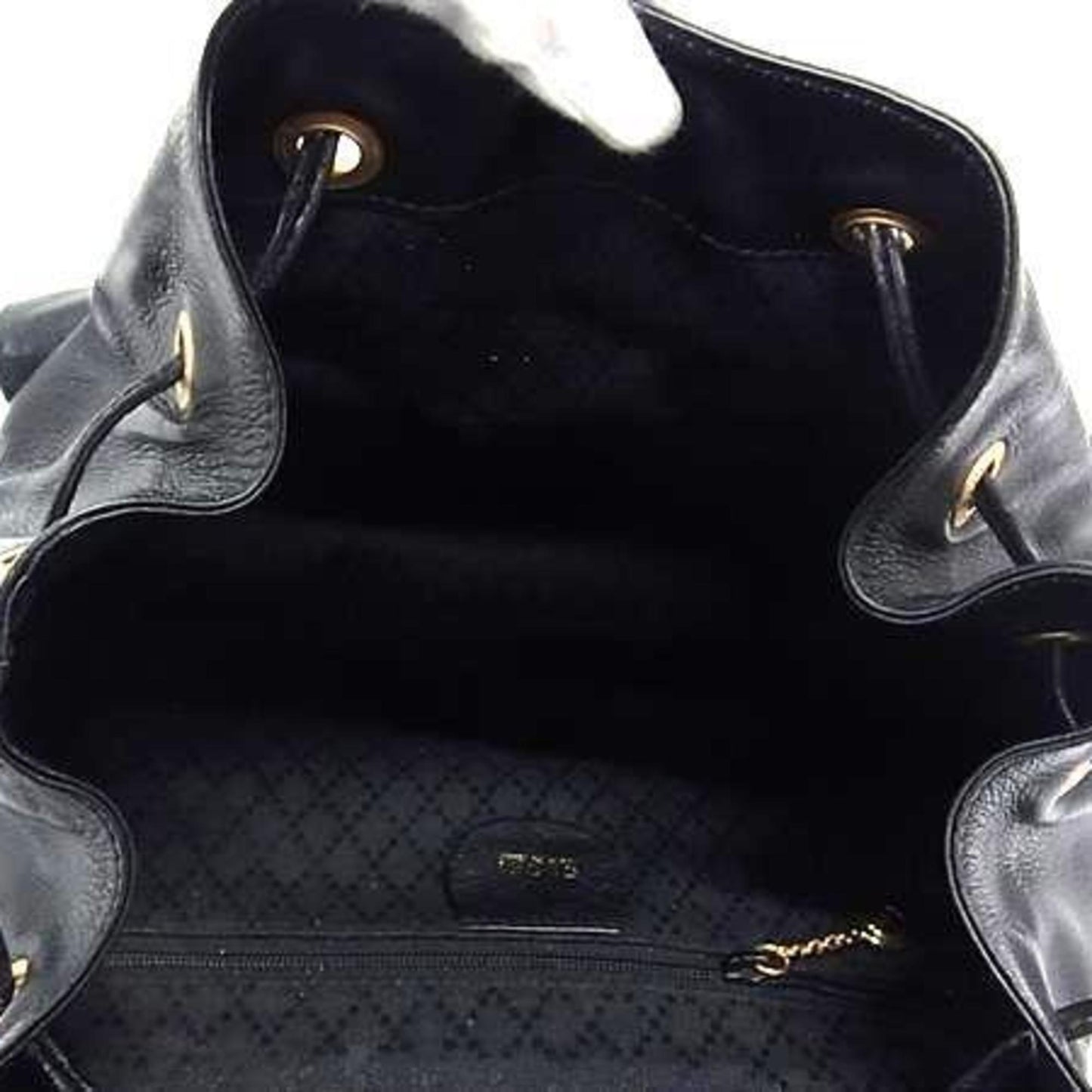Gucci Bamboo Black Leather Backpack