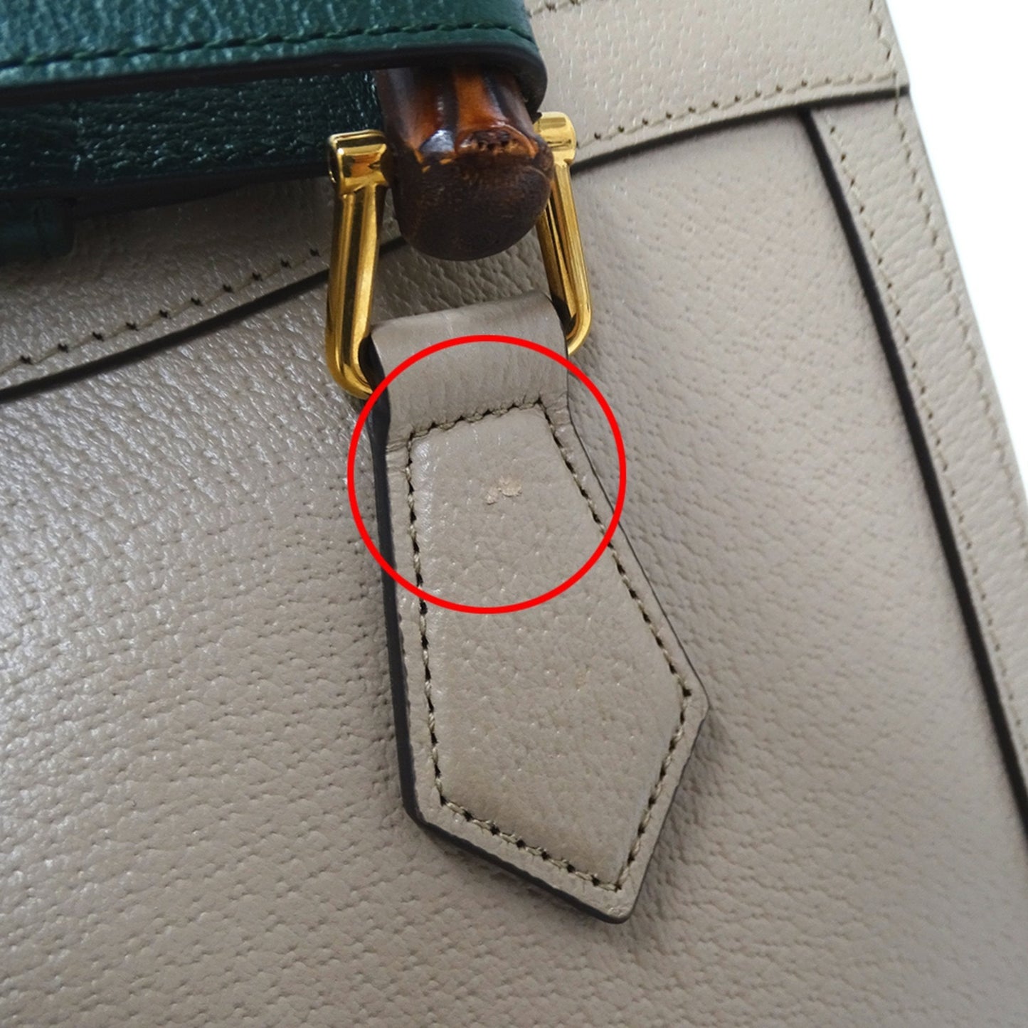 Gucci Beige Leather Handbag Shoulder Bag