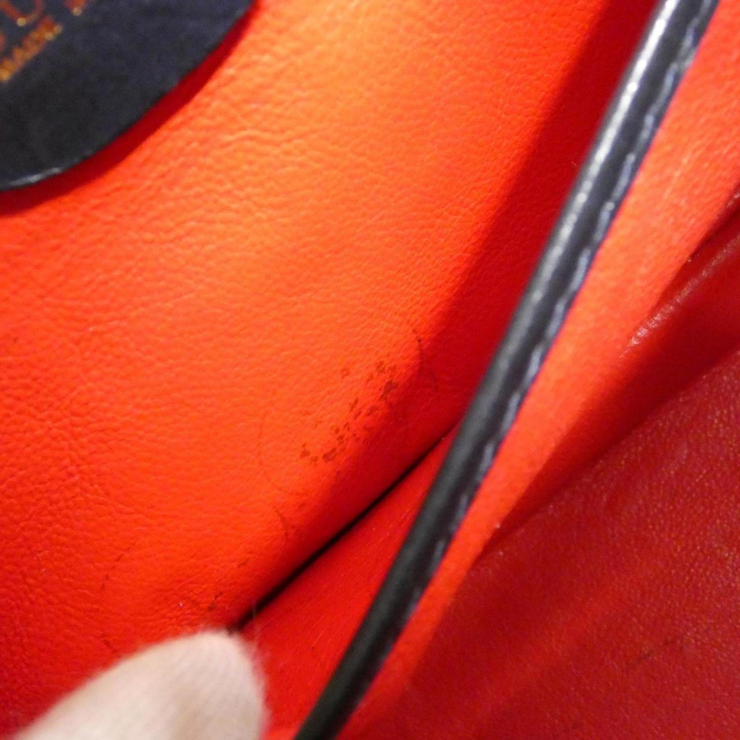 Gucci Navy Leather Handbag