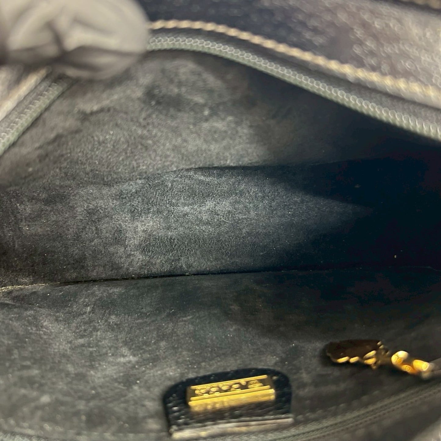 Gucci Black Leather Pochette Shoulder Bag