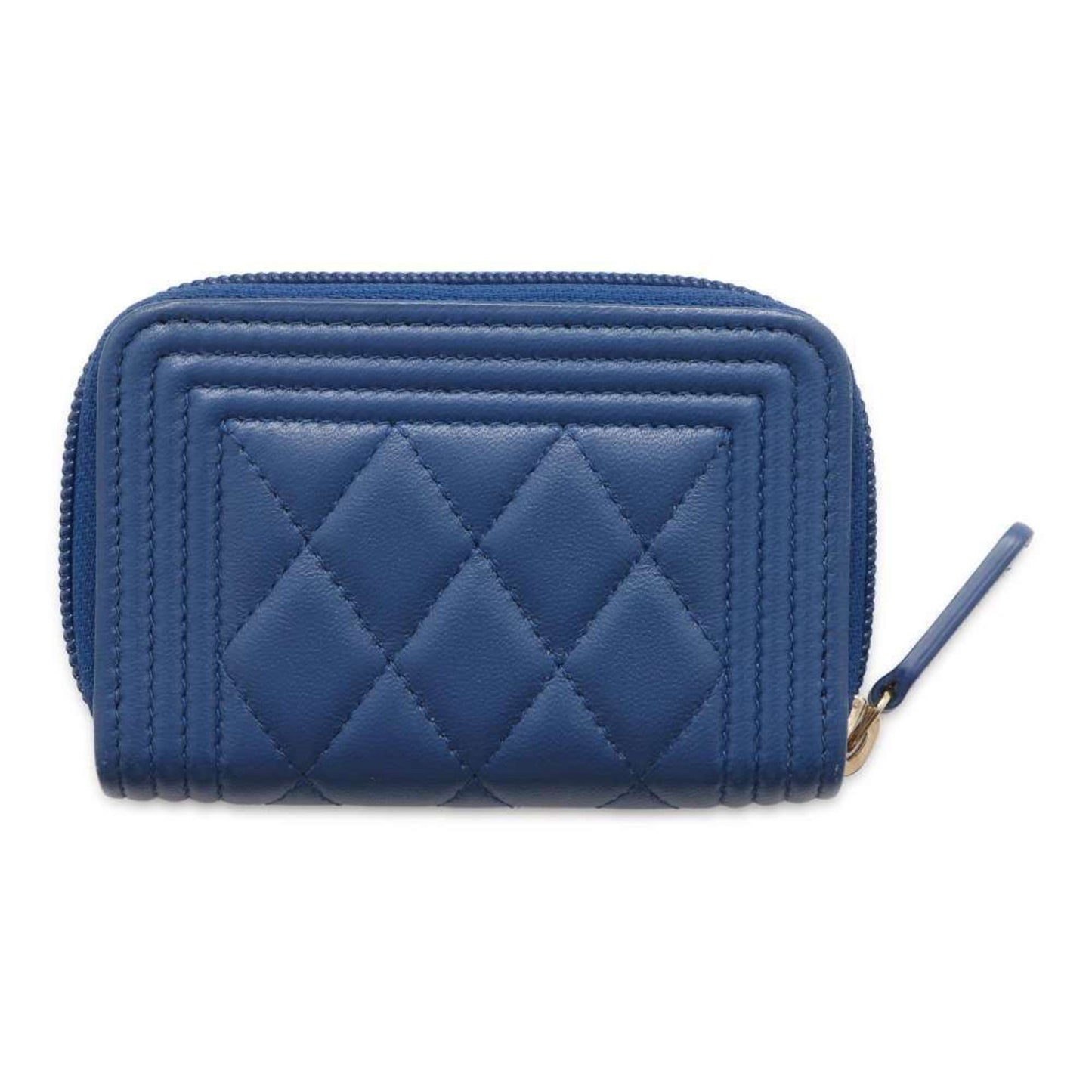 Chanel Wallet/Coin Case Boy Coco Mark Matelasse Lambskin A80602 CHANEL Coin Purse Wallet Business Card Case/Card