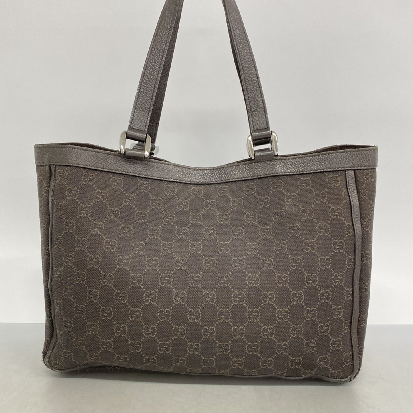 Gucci Brown Denim Tote Bag