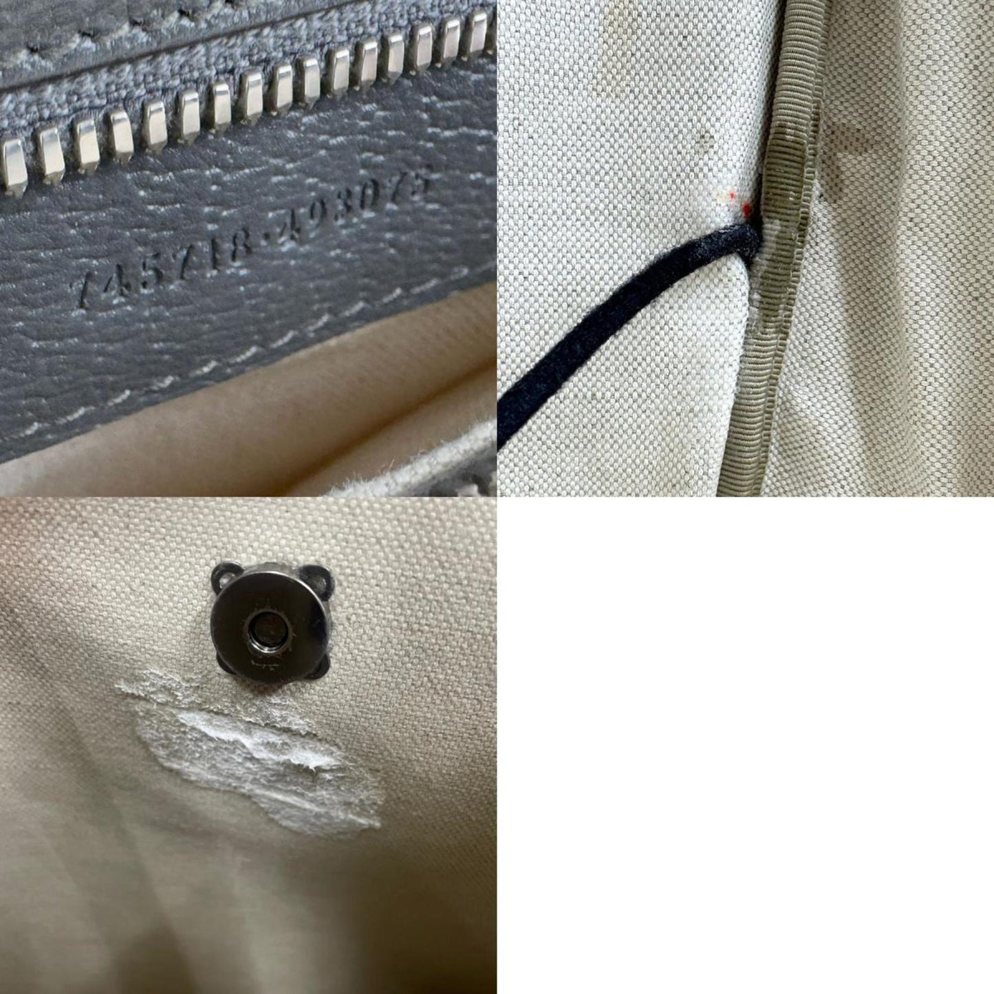 Gucci Gray Gg Supreme Backpack