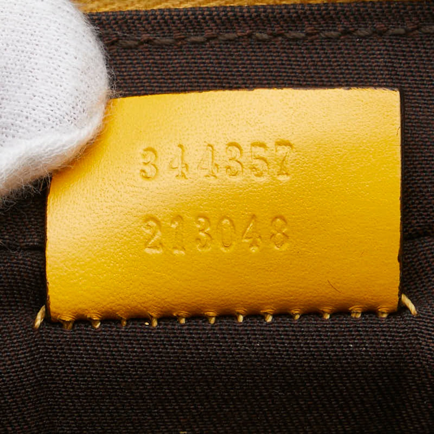 Gucci Diamante Yellow Leather Shoulder Bag