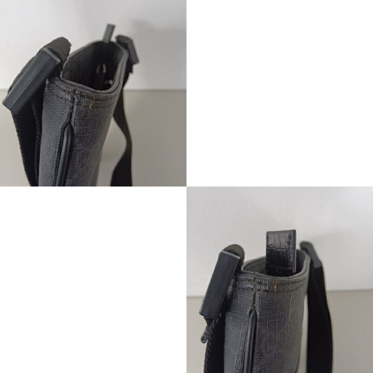 Gucci Gray Gg Supreme Leather Shoulder Bag