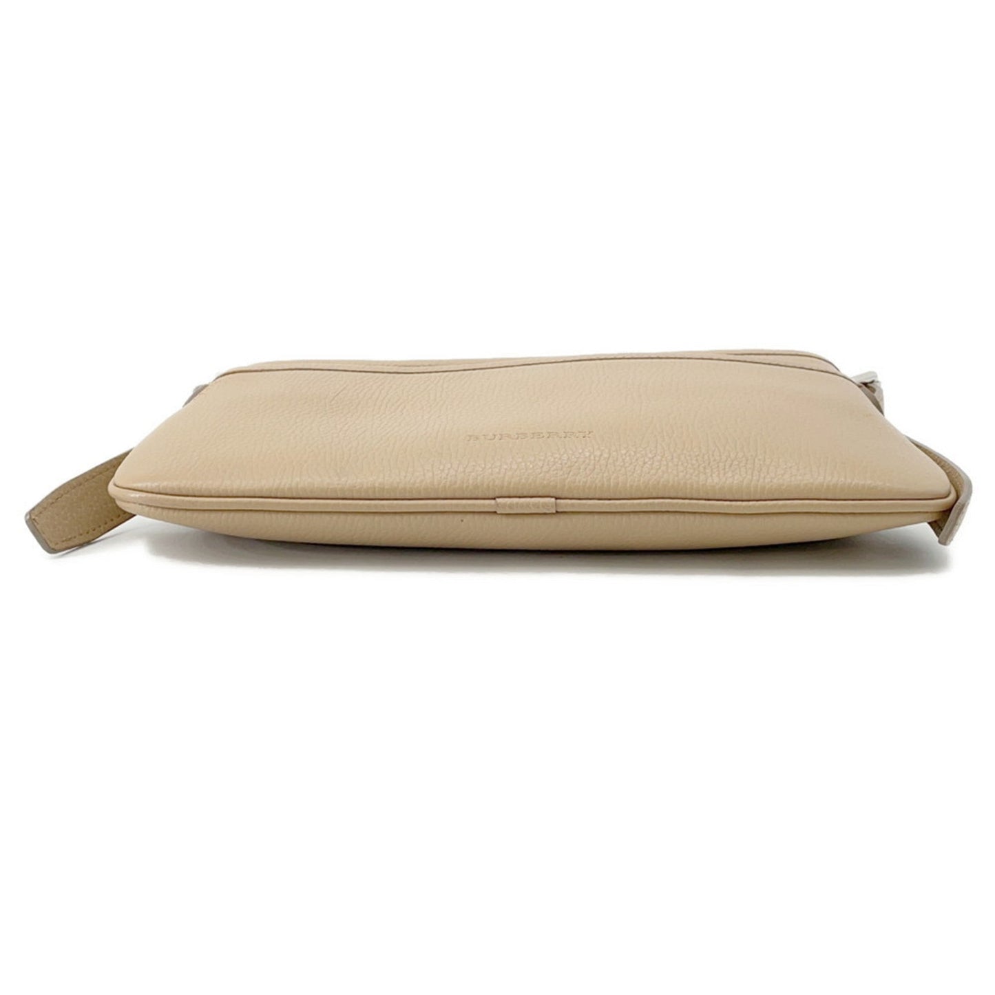 Burberry Shoulder Bag Leather Beige Shoulder Bag 5