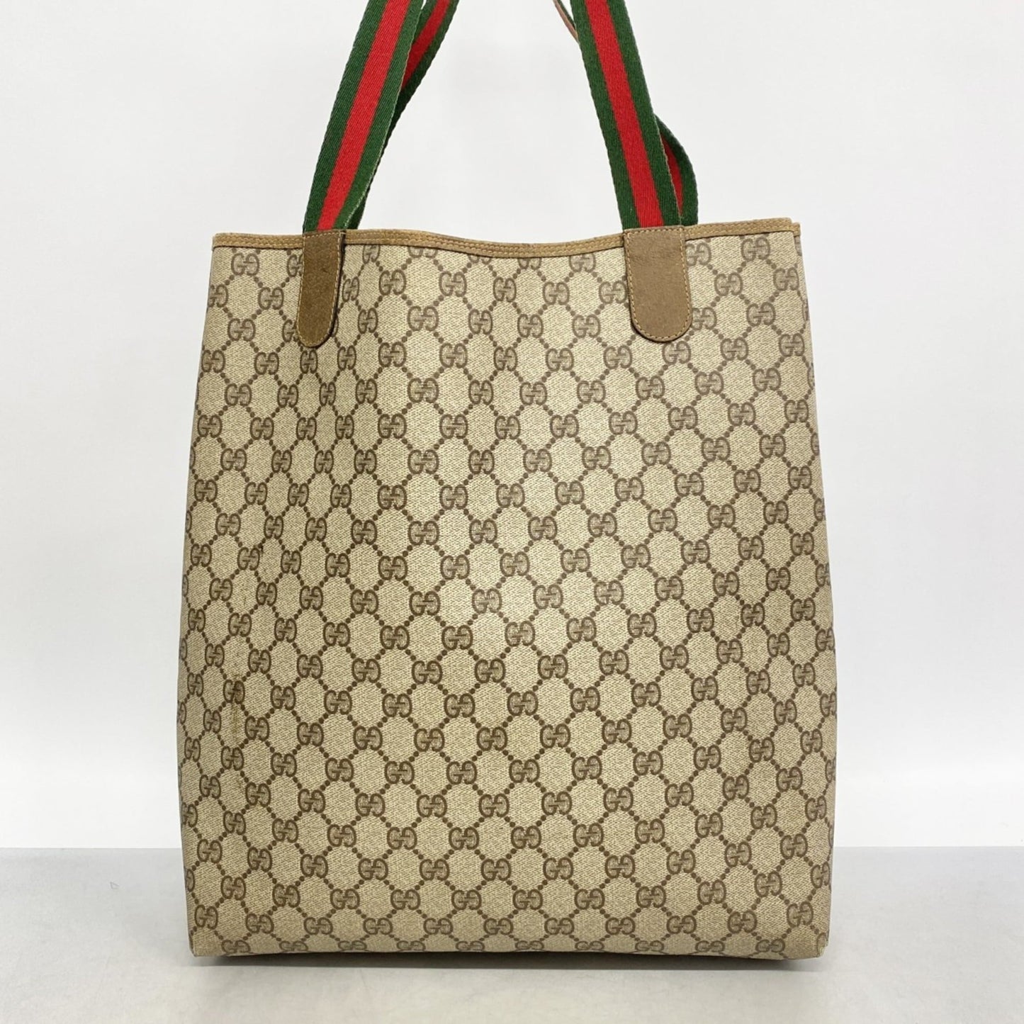 Gucci Brown Pvc Tote Bag