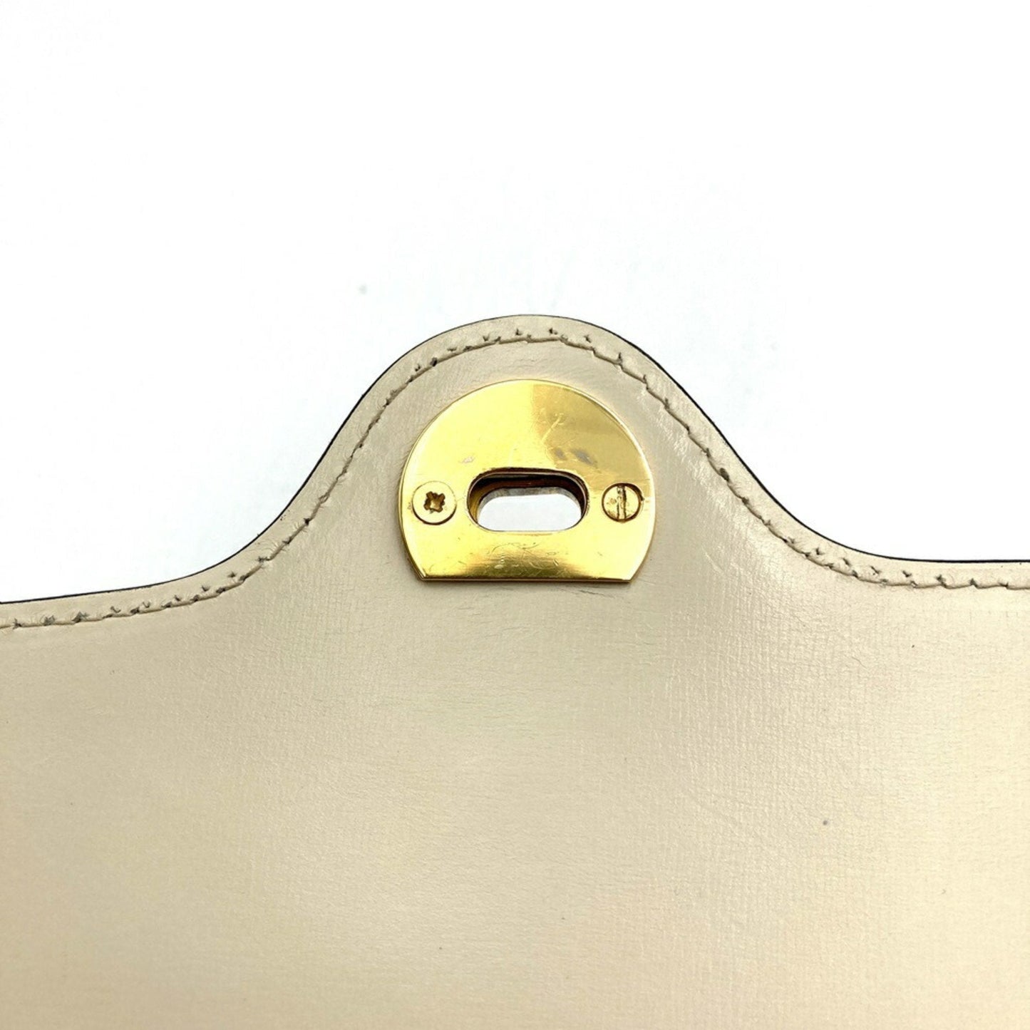 Gucci White Leather Shoulder Bag