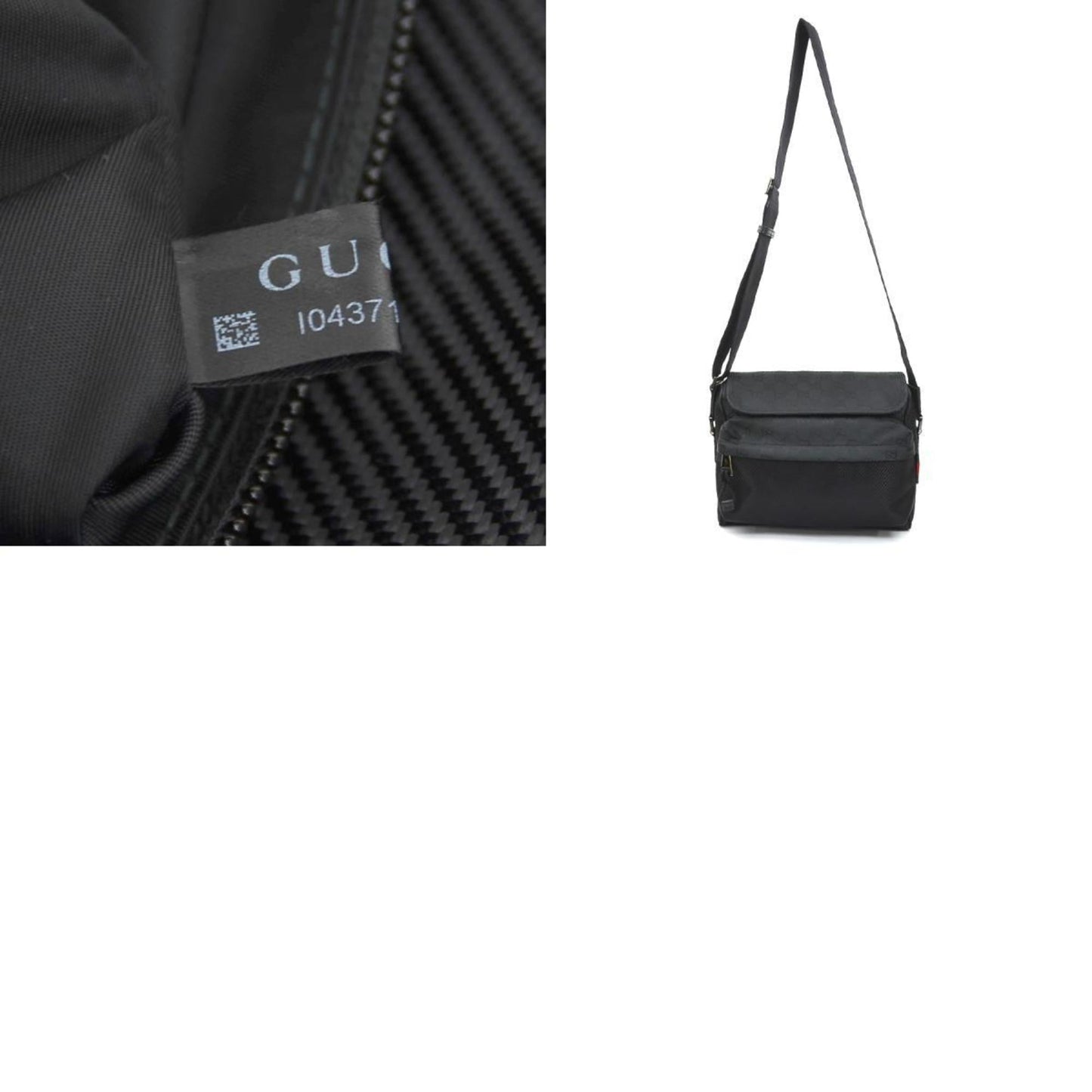 Gucci Black Nylon Shoulder Bag