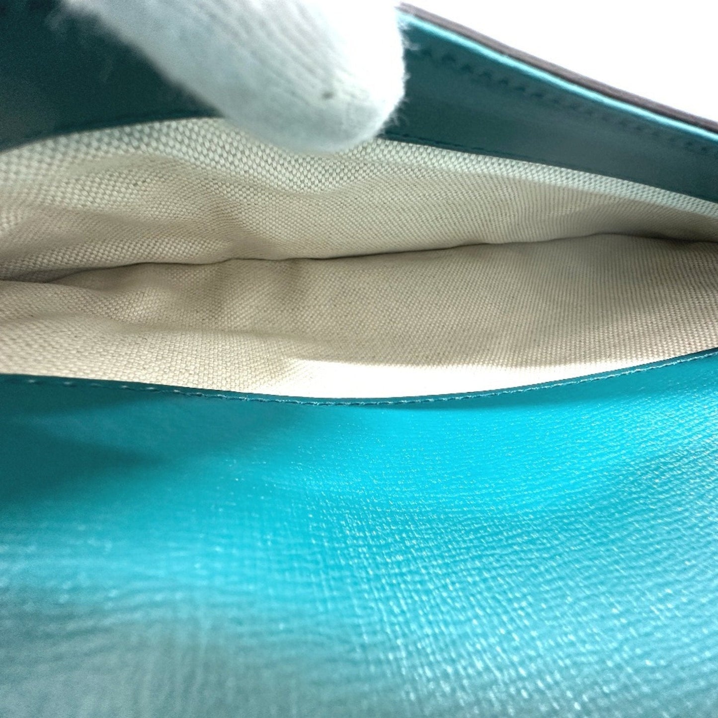 Gucci Blue Green Leather Shoulder Bag