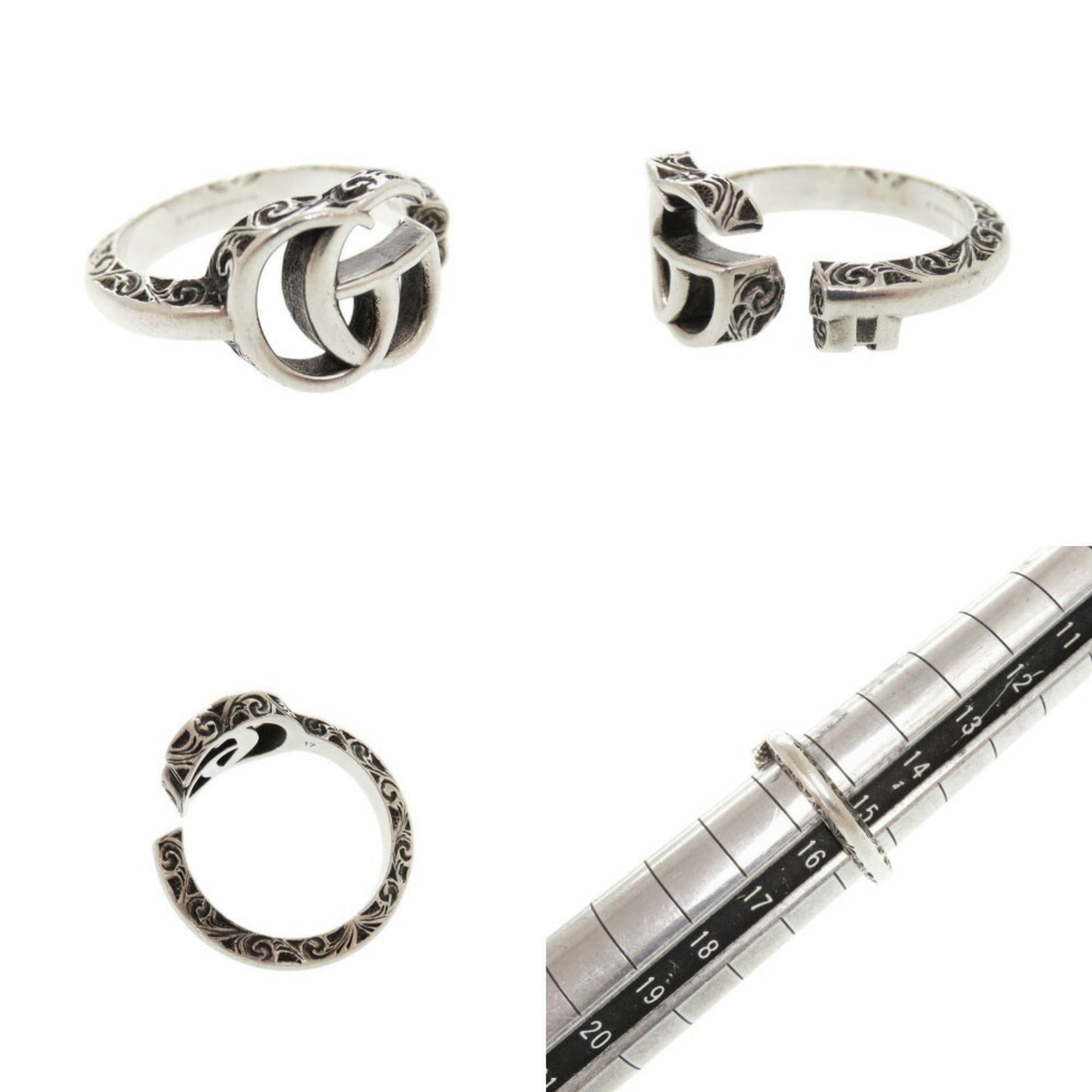 Gucci Silver Silver 925 Band Ring