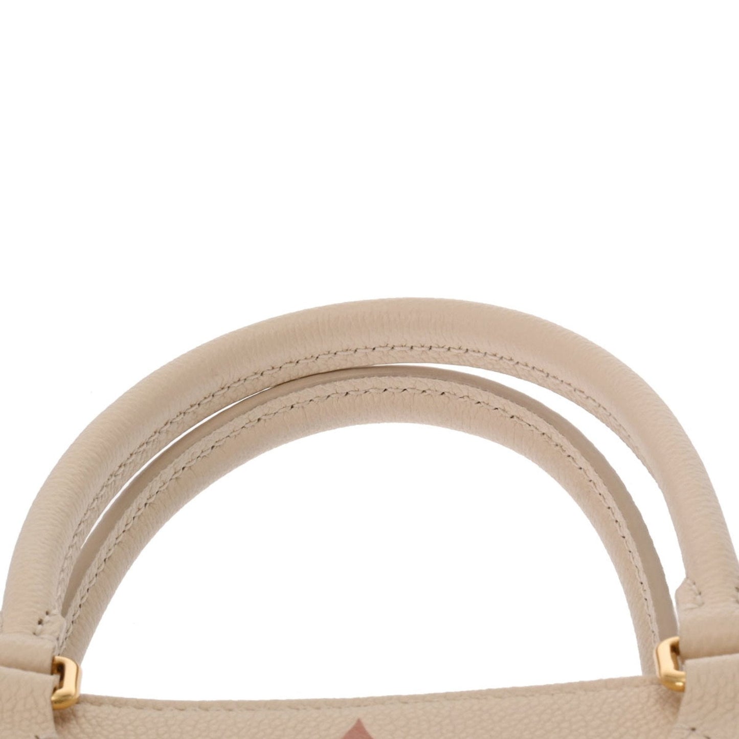 LOUIS VUITTON Monogram Empreinte On the Go MM Creme M21575 Women's Leather Bag