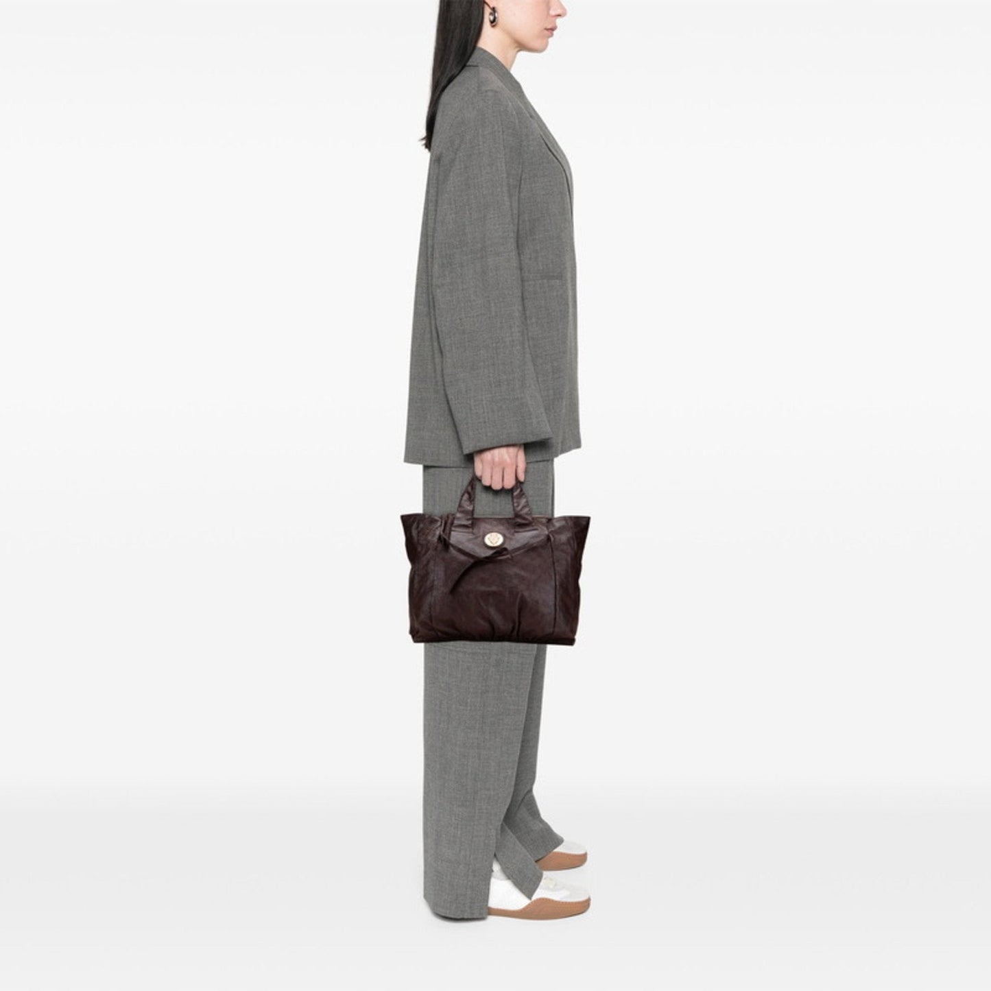 Gucci Hysteria Brown Leather Handbag Tote Bag