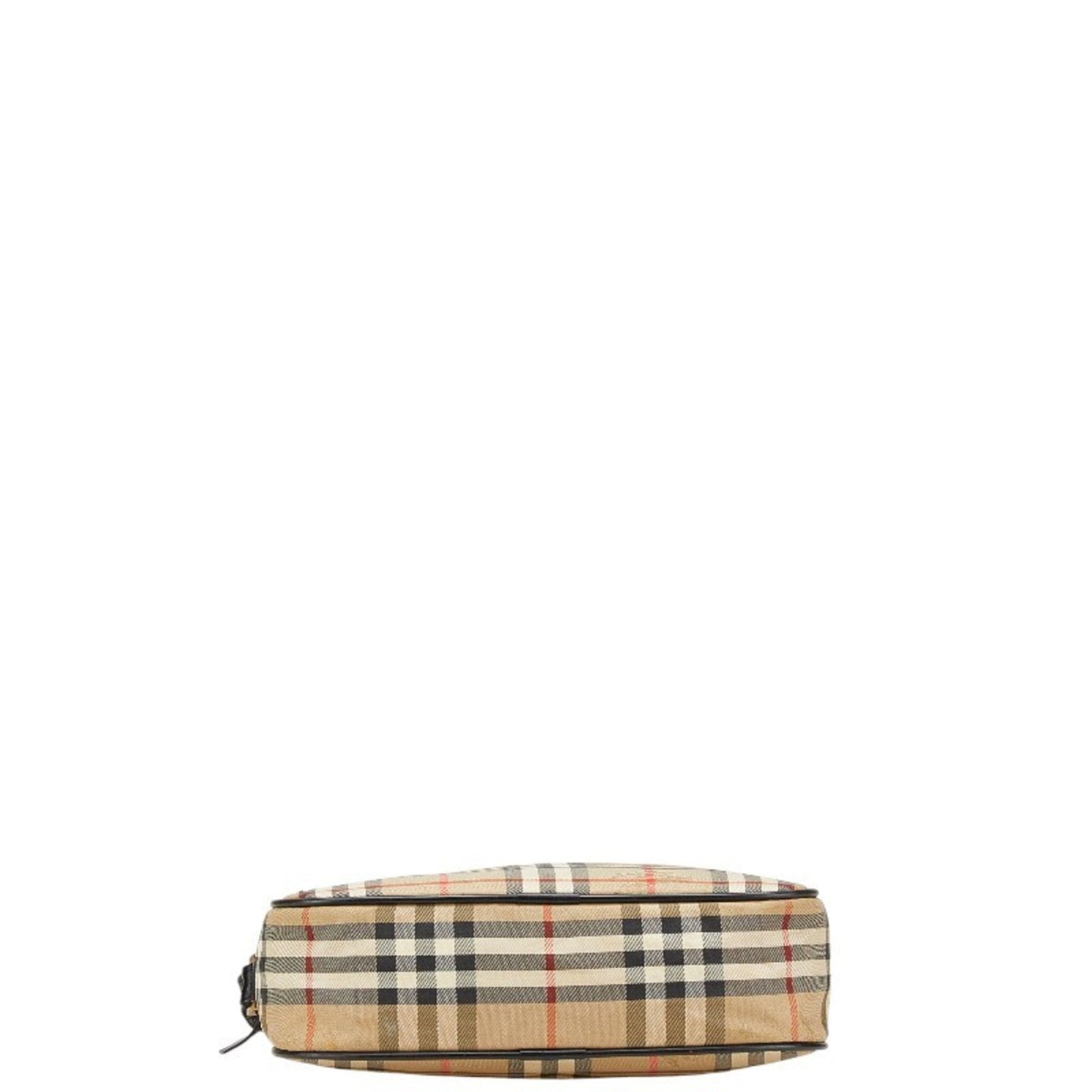 Burberry Multi Color Shoulder Bag Leather Canvas Beige Shoulder Bag 3