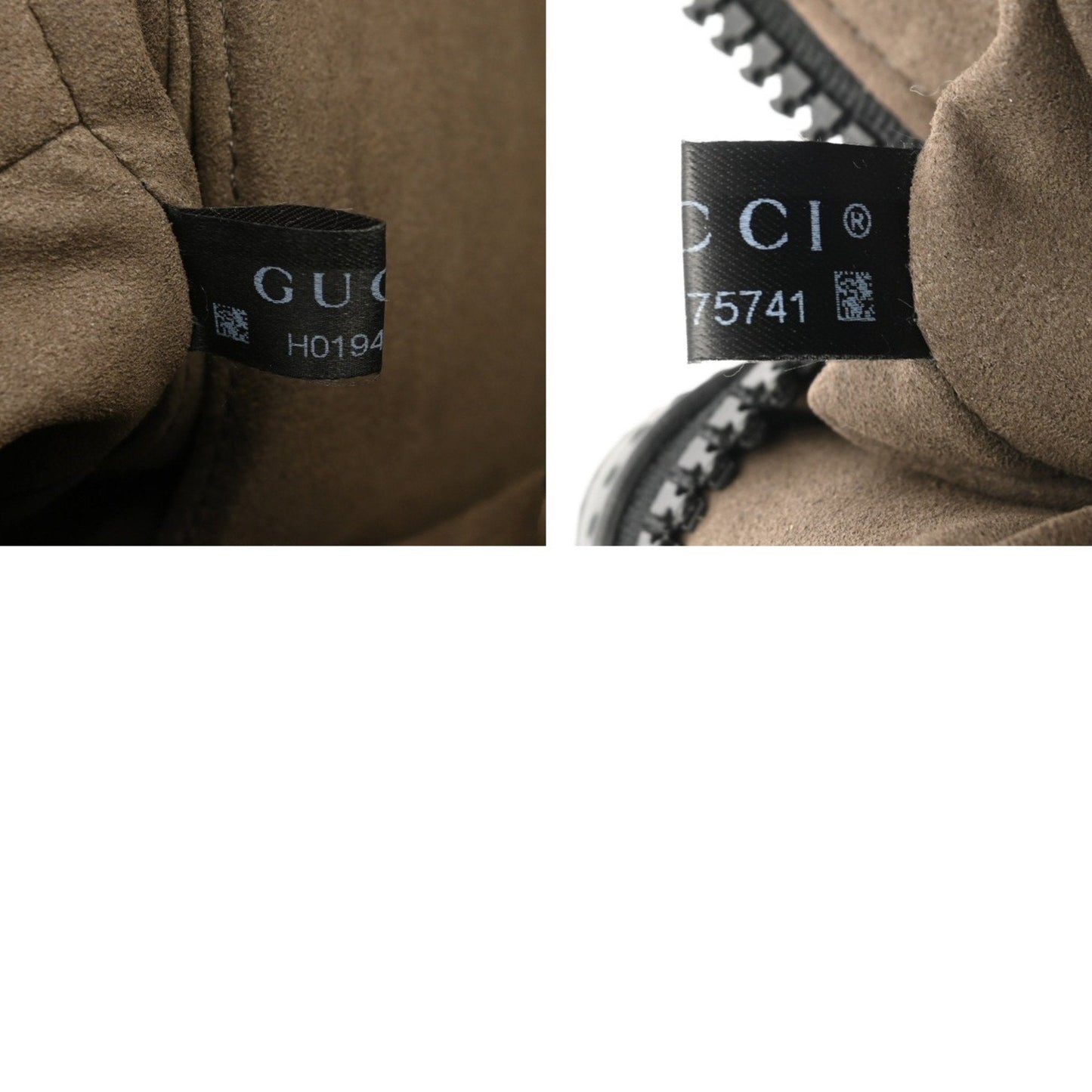 Gucci Beige Black Leather Gg Supreme Canvas Backpack