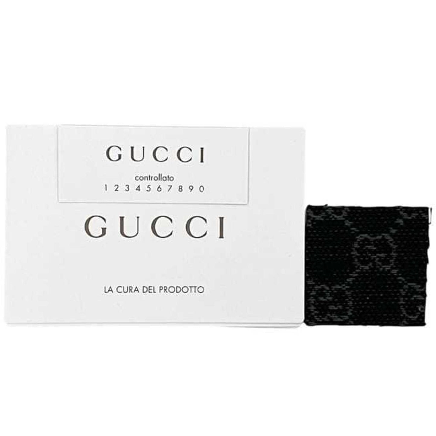 Gucci Gg Canvas Black Gg Canvas Leather Tote Bag
