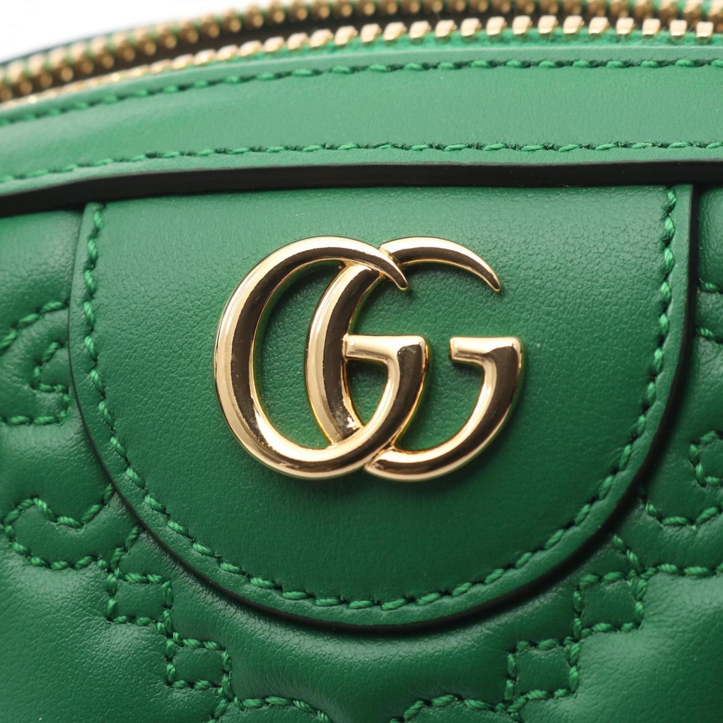 Gucci Green Leather Handbag