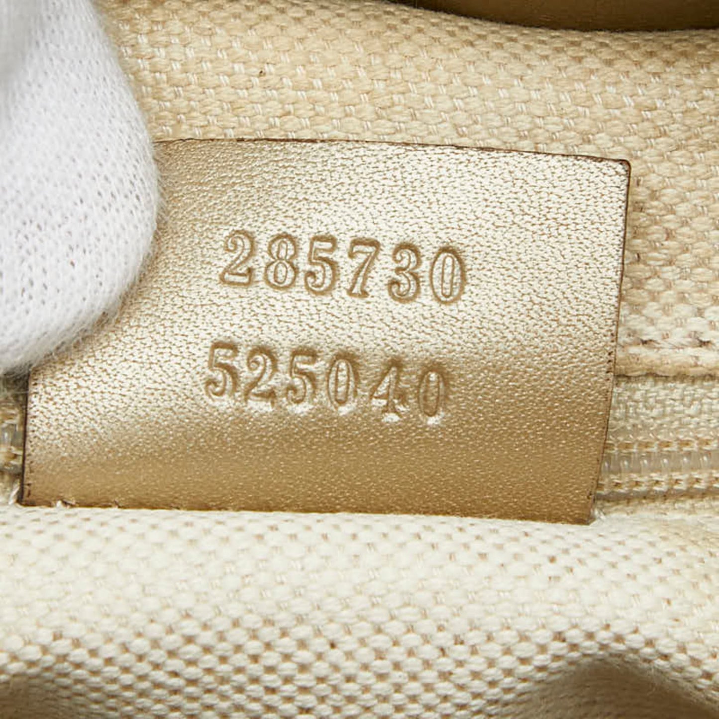 Gucci Beige Brown Canvas Leather Shoulder Bag Tote Bag